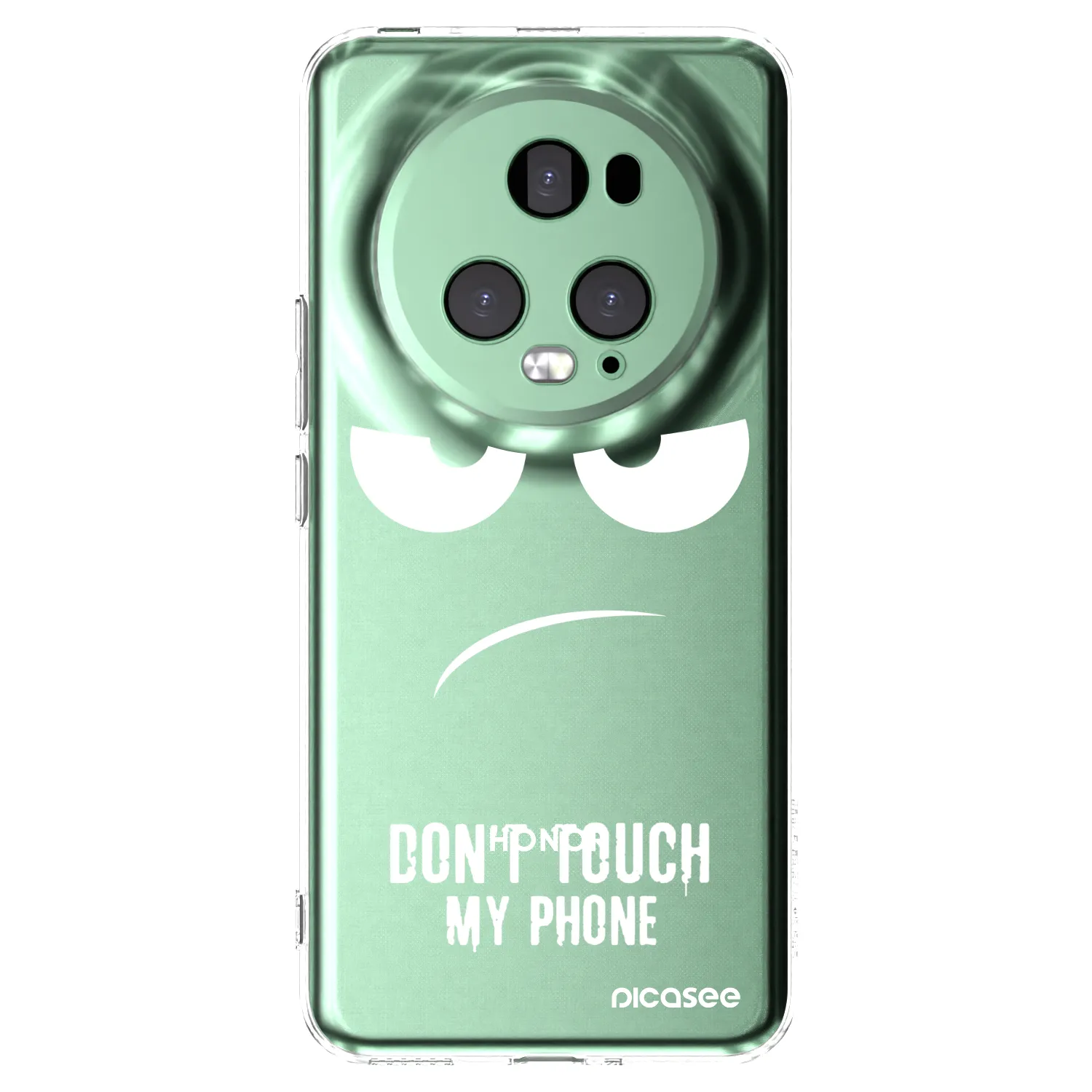 Picasee silikonska prozirna maskica za Honor Magic5 Pro - Don't Touch My Phone
