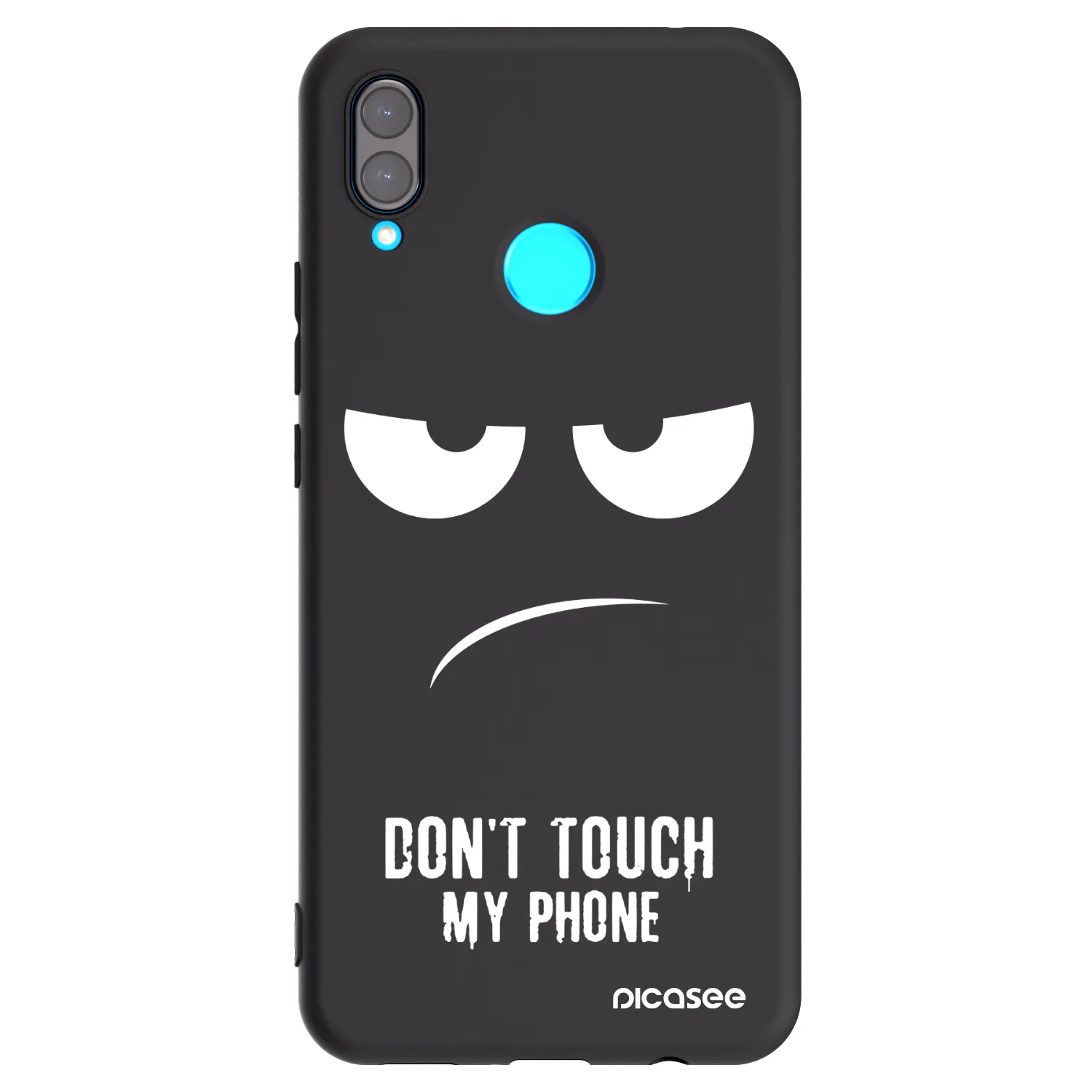 Picasee crna silikonska maskica za Huawei Nova 3i - Don't Touch My Phone