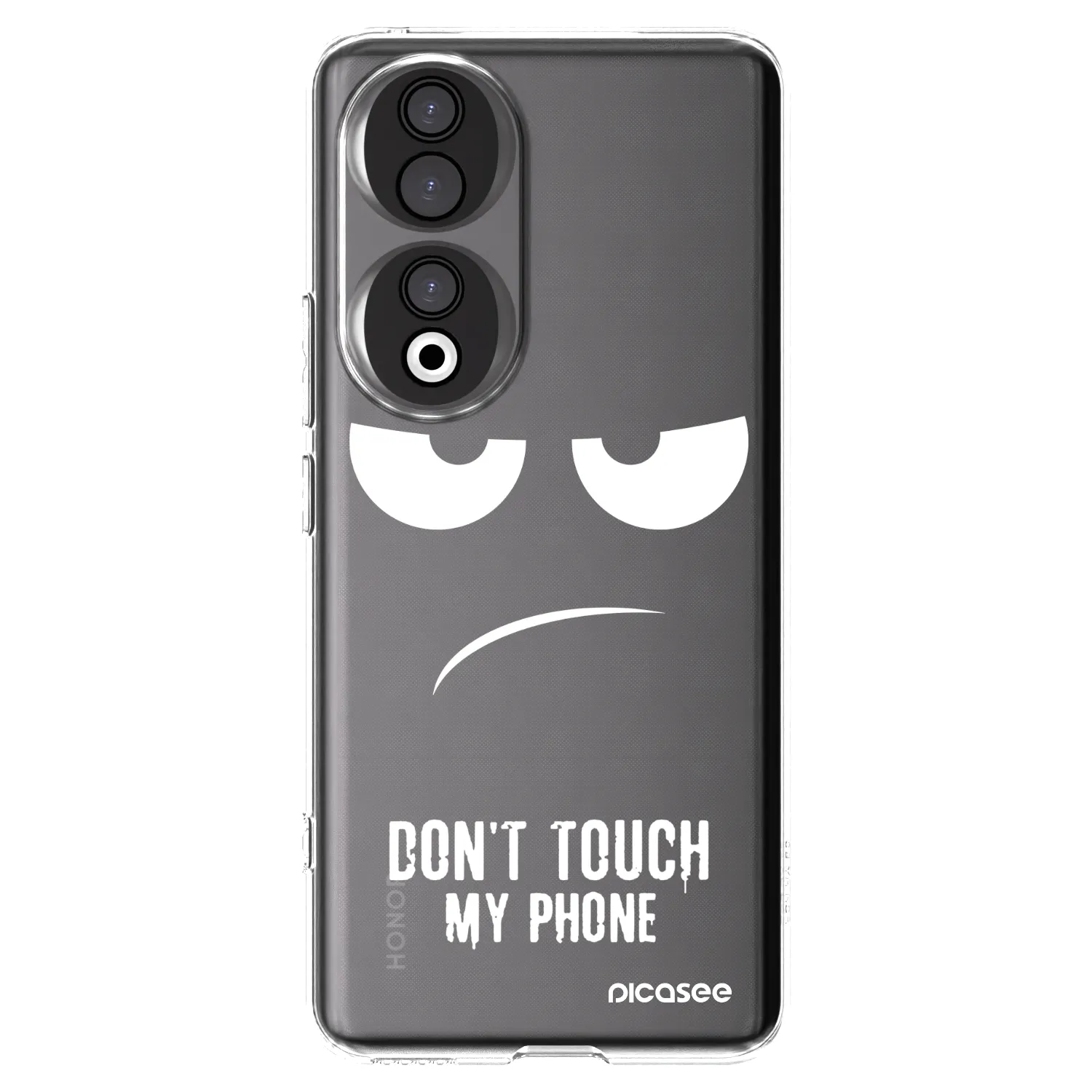 Picasee silikonska prozirna maskica za Honor 90 5G - Don't Touch My Phone
