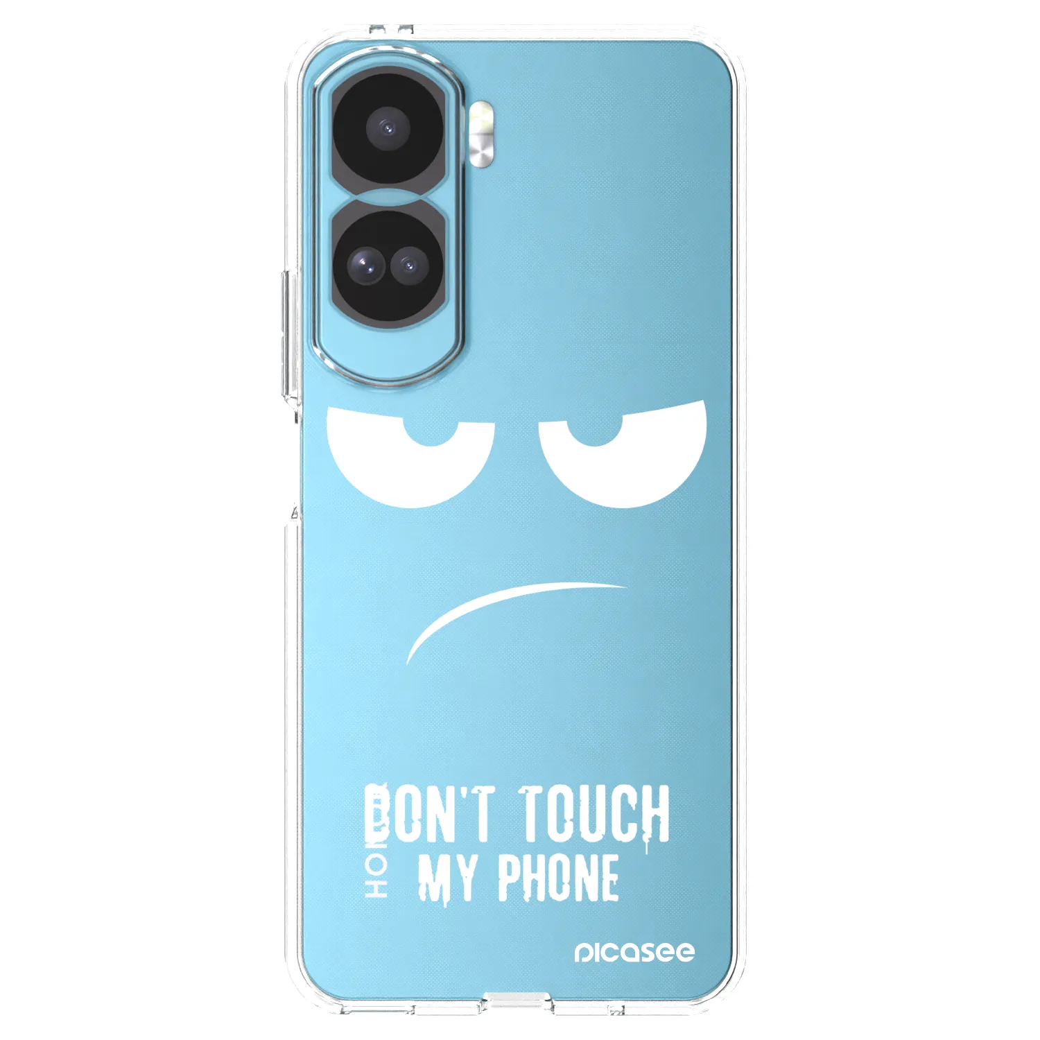 Picasee silikonska prozirna maskica za Honor 90 Lite 5G - Don't Touch My Phone
