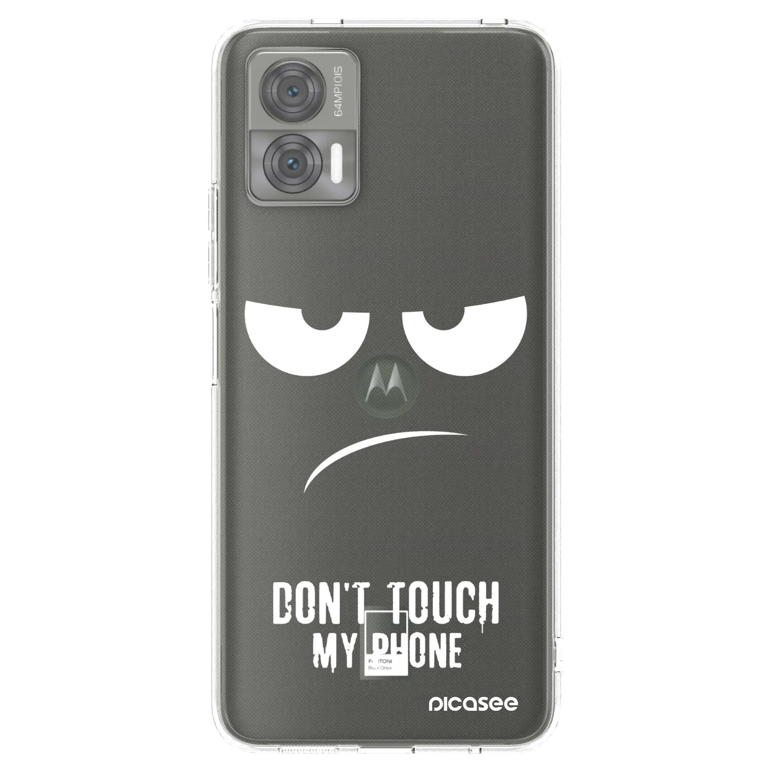 Picasee silikonska prozirna maskica za Motorola Edge 30 Neo - Don't Touch My Phone
