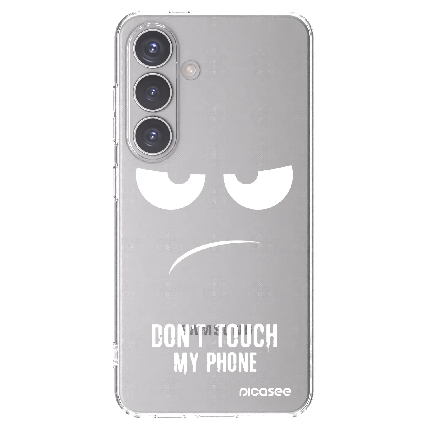 Picasee silikonska prozirna maskica za Samsung Galaxy S24 S921B 5G - Don't Touch My Phone