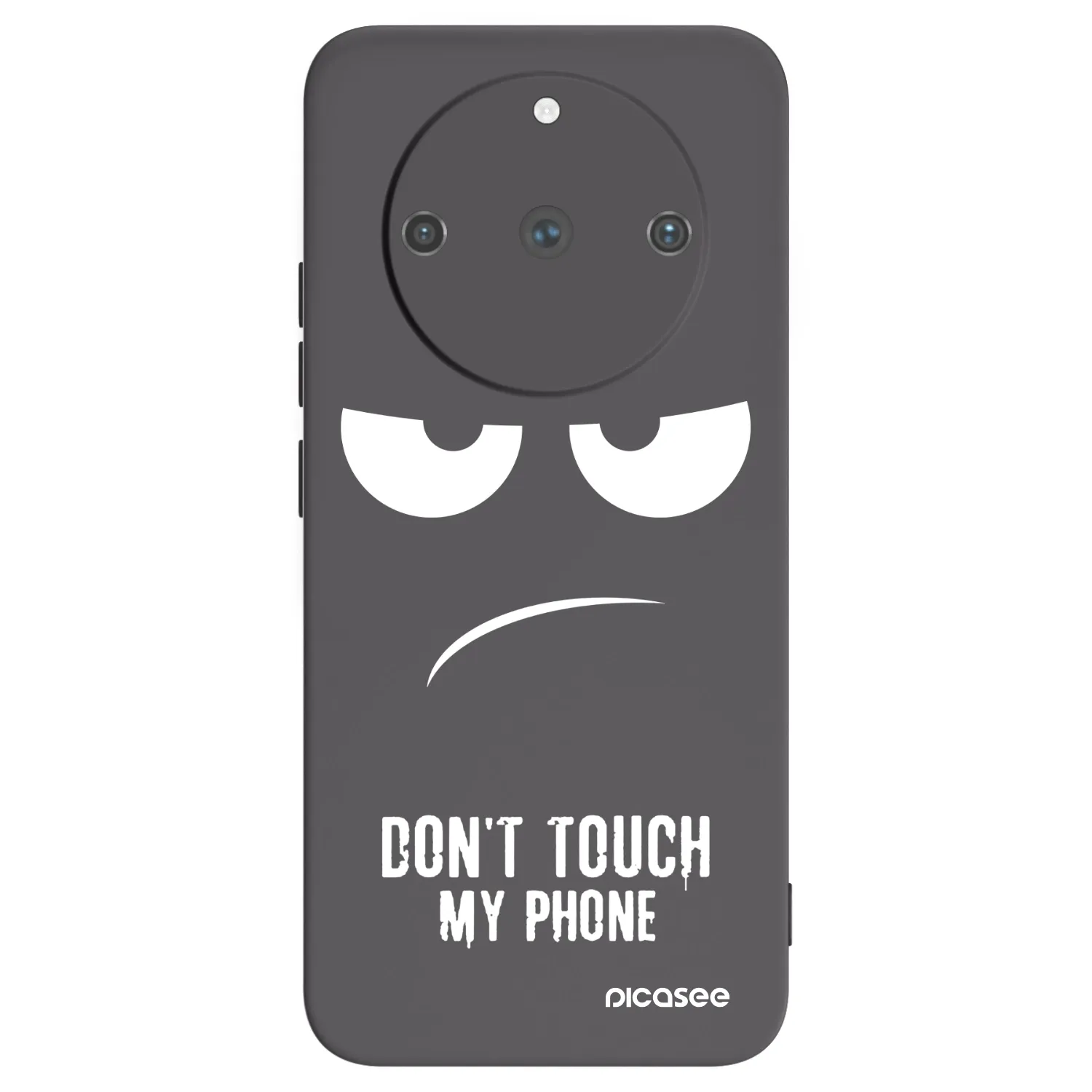 Picasee crna silikonska maskica za Realme 11 Pro+ - Don't Touch My Phone