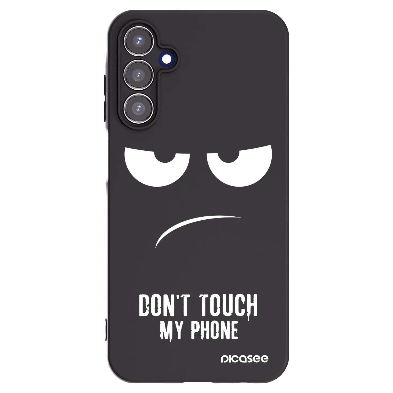 Picasee crna silikonska maskica za Samsung Galaxy A15 A155F 4G - Don't Touch My Phone