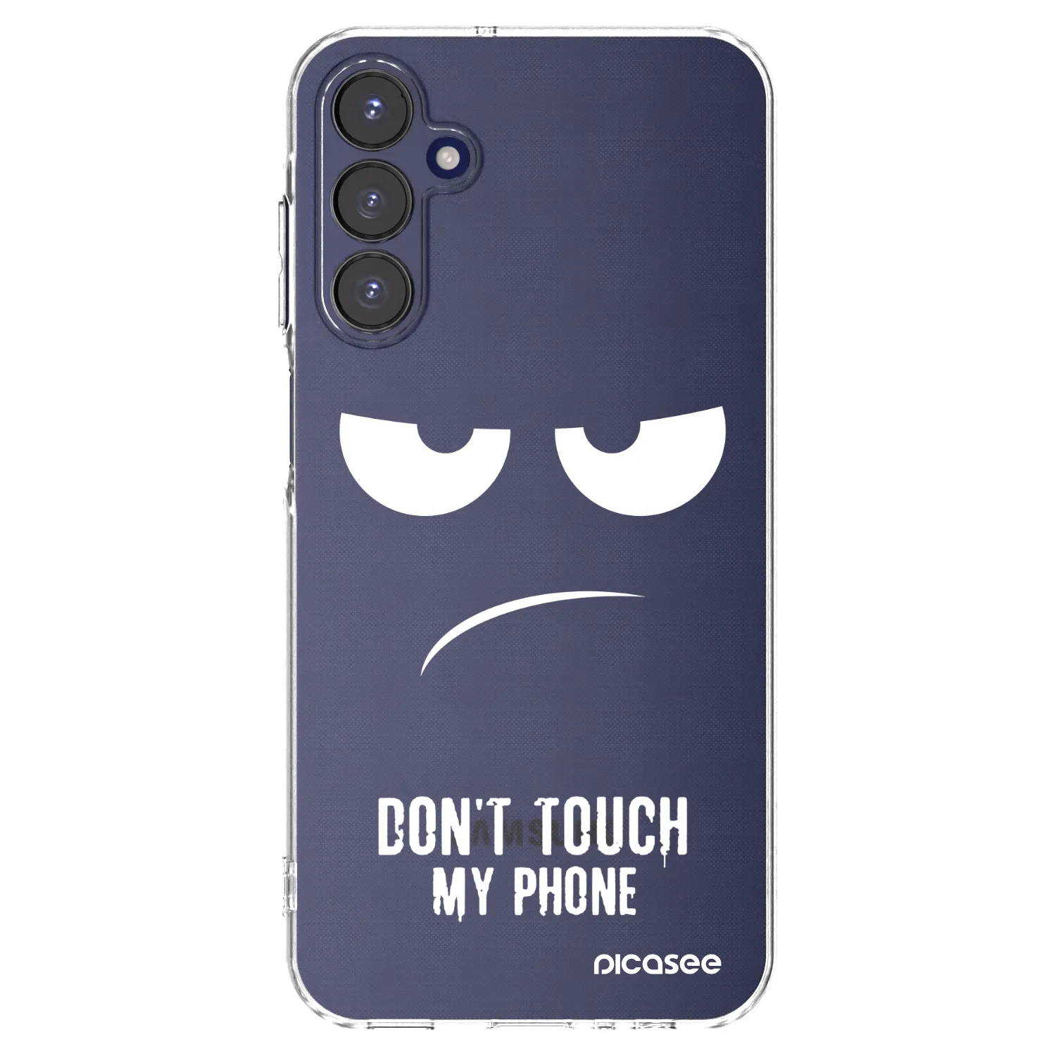 Picasee silikonska prozirna maskica za Samsung Galaxy A15 A155F 4G - Don't Touch My Phone