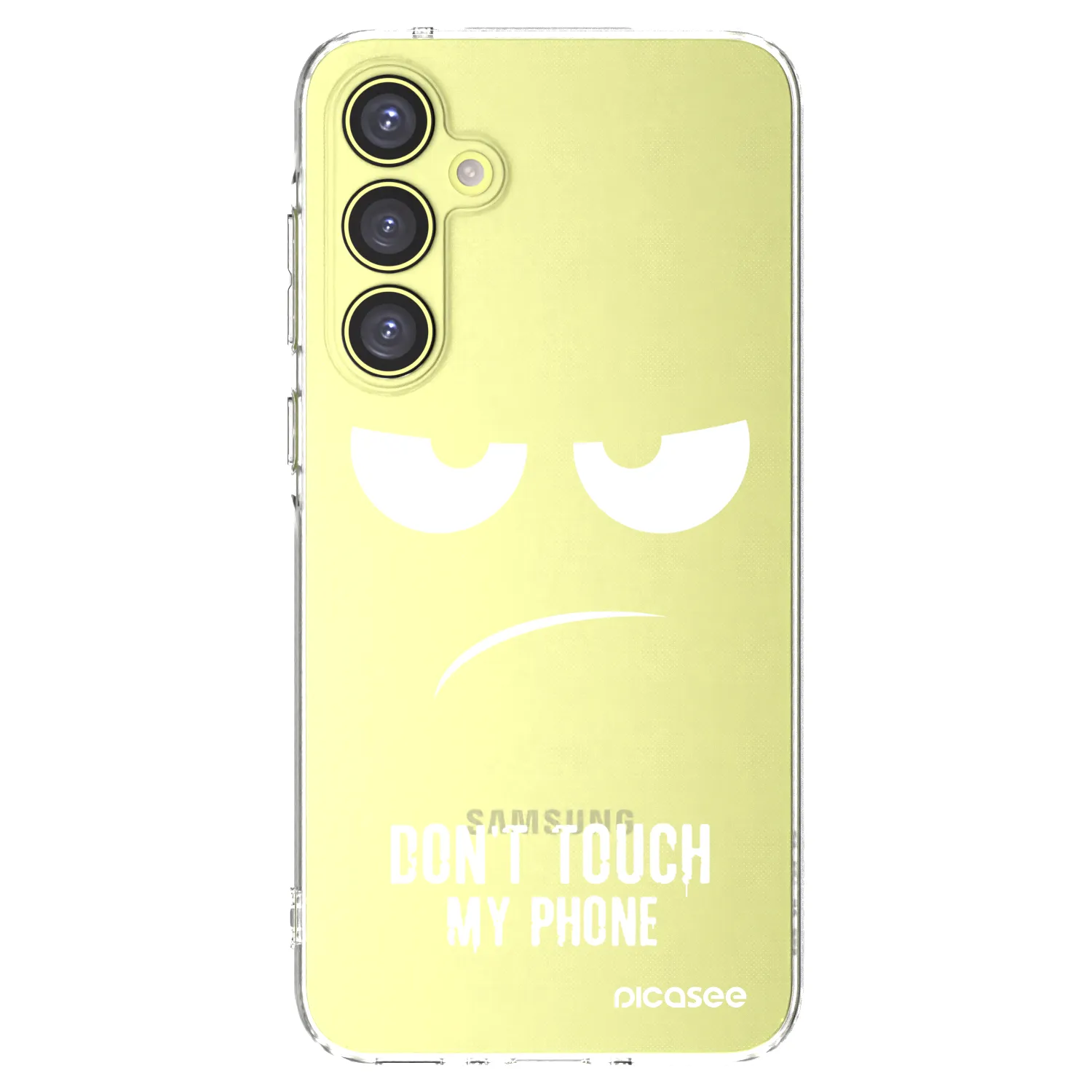 Picasee silikonska prozirna maskica za Samsung Galaxy A35 5G A356B - Don't Touch My Phone