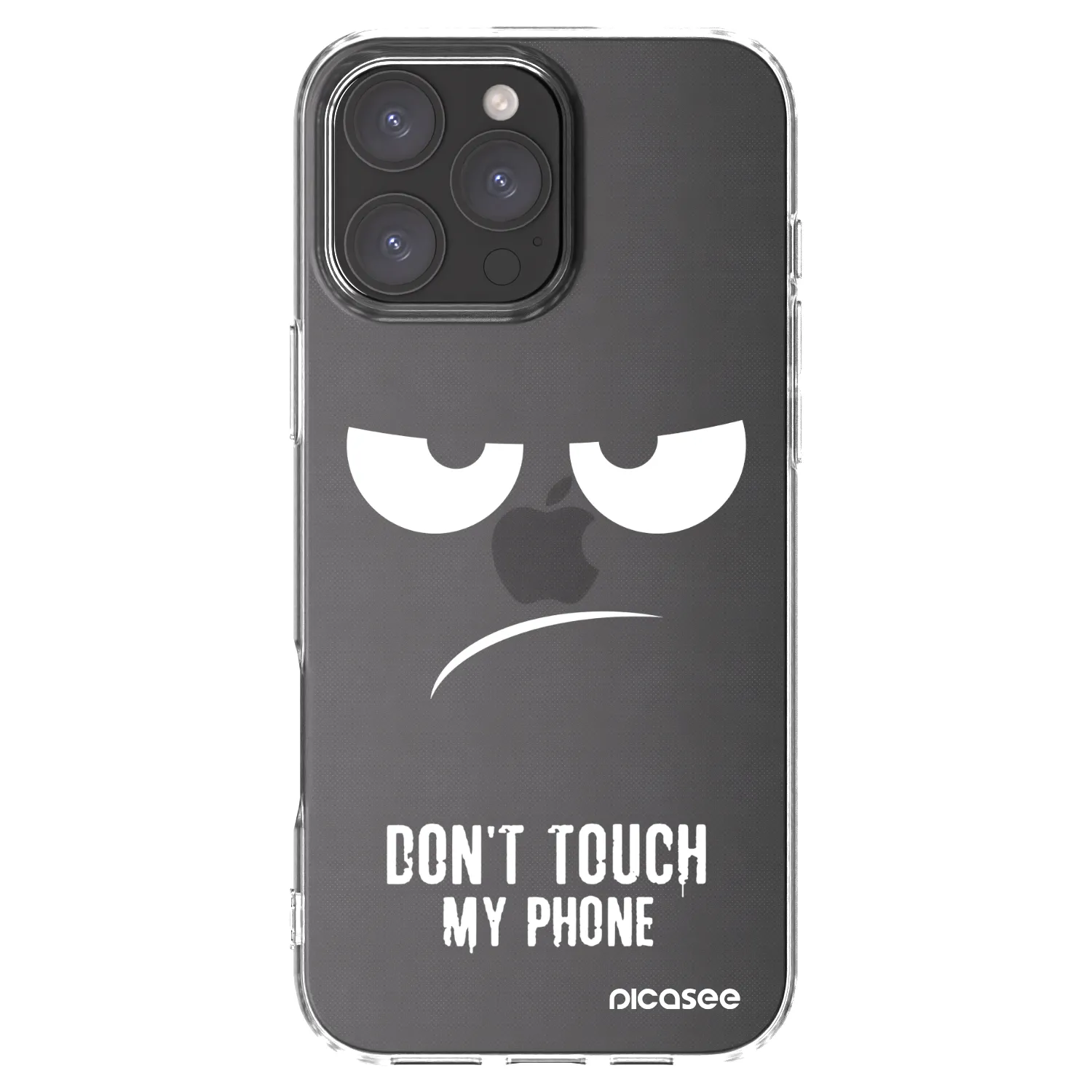 Picasee silikonska prozirna maskica za Apple iPhone 16 Pro Max - Don't Touch My Phone