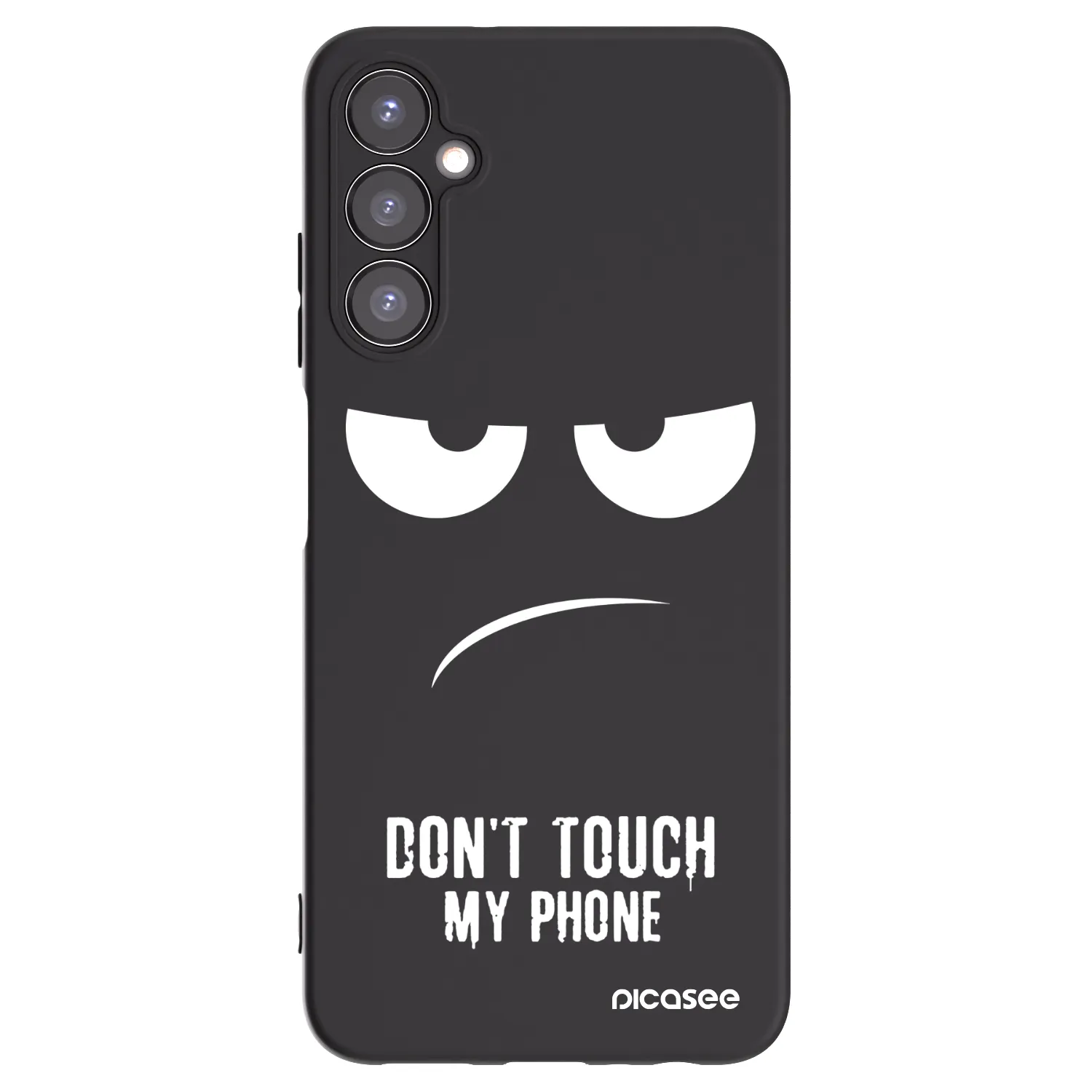 Picasee crna silikonska maskica za Samsung Galaxy A05s A057G - Don't Touch My Phone