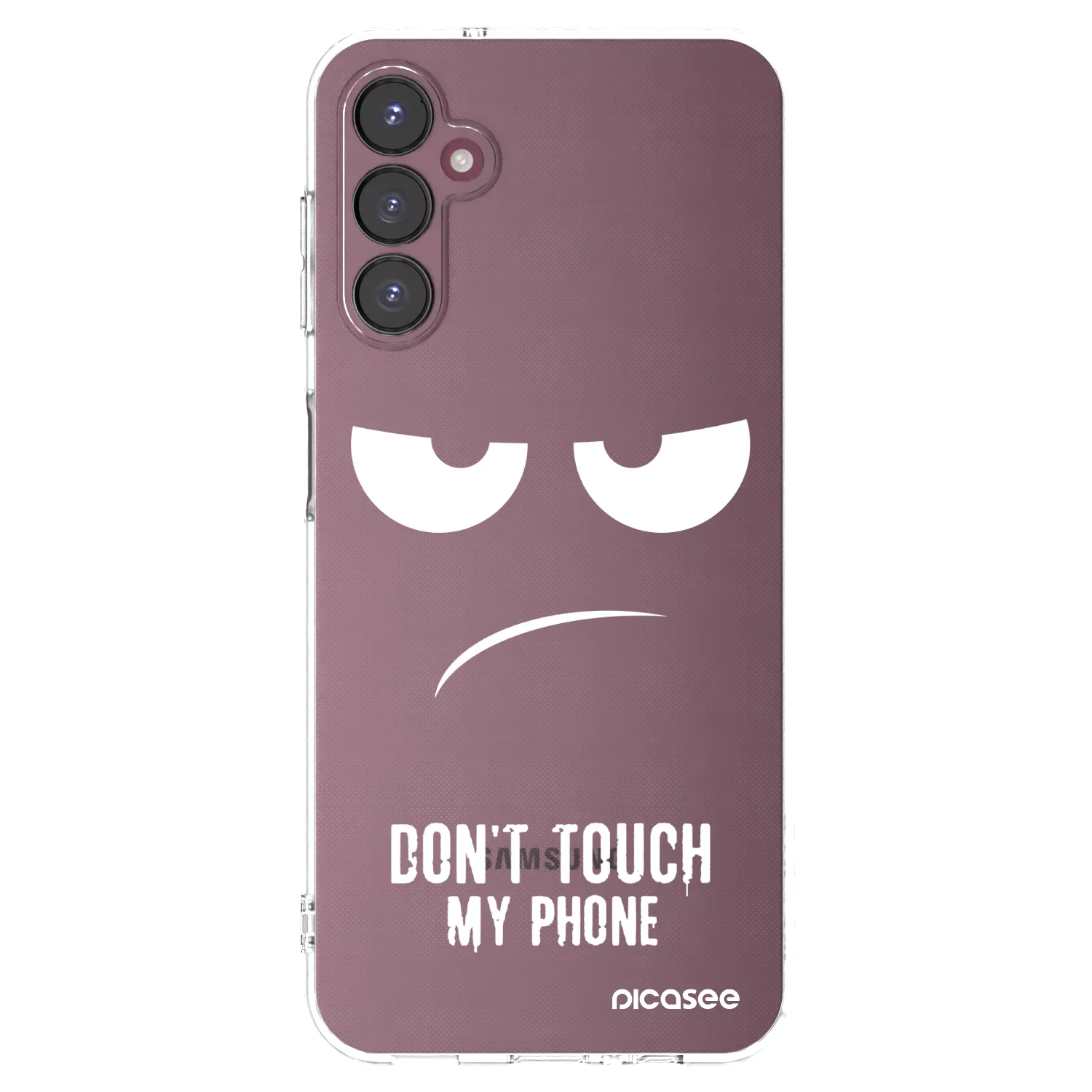 Picasee silikonska prozirna maskica za Samsung Galaxy A05s A057G - Don't Touch My Phone