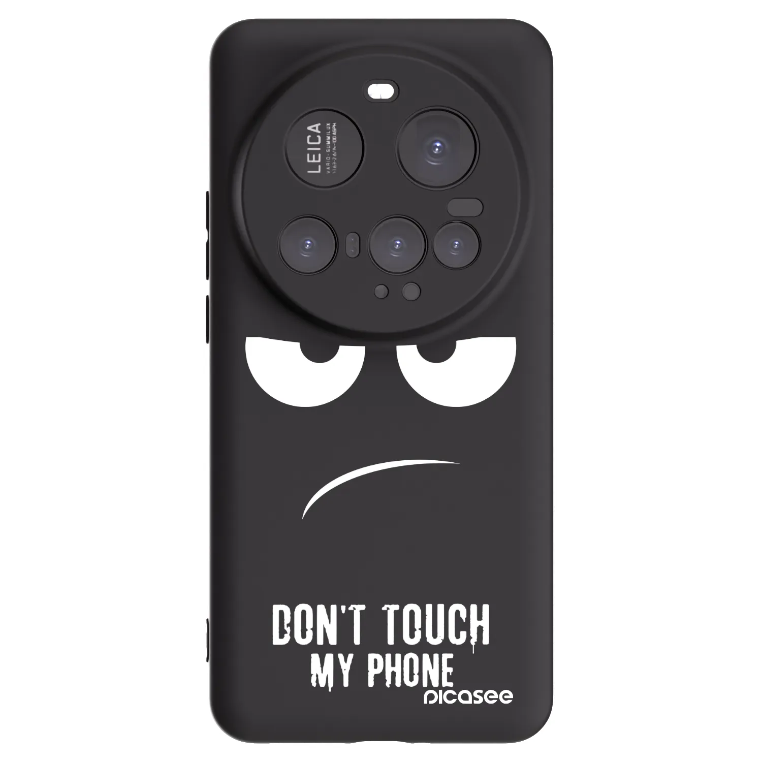 Picasee crna silikonska maskica za Xiaomi 15 Ultra - Don't Touch My Phone