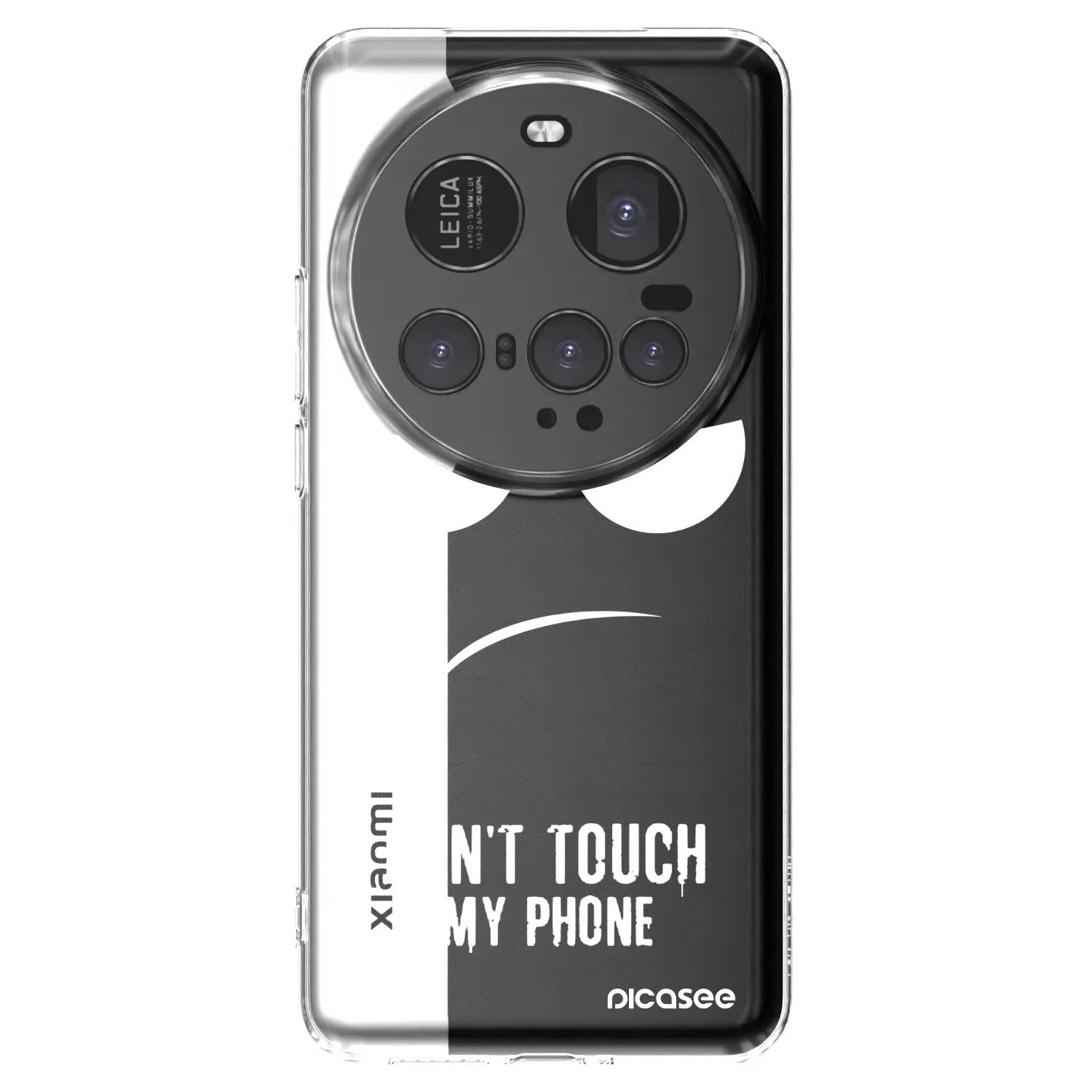 Picasee silikonska prozirna maskica za Xiaomi 15 Ultra - Don't Touch My Phone