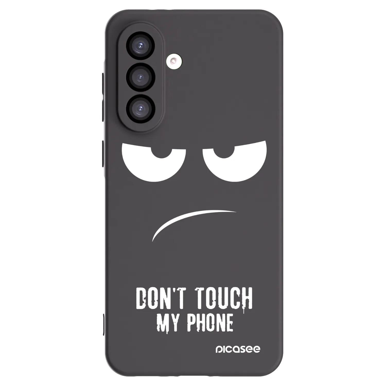Picasee crna silikonska maskica za Samsung Galaxy A26 5G A266B - Don't Touch My Phone