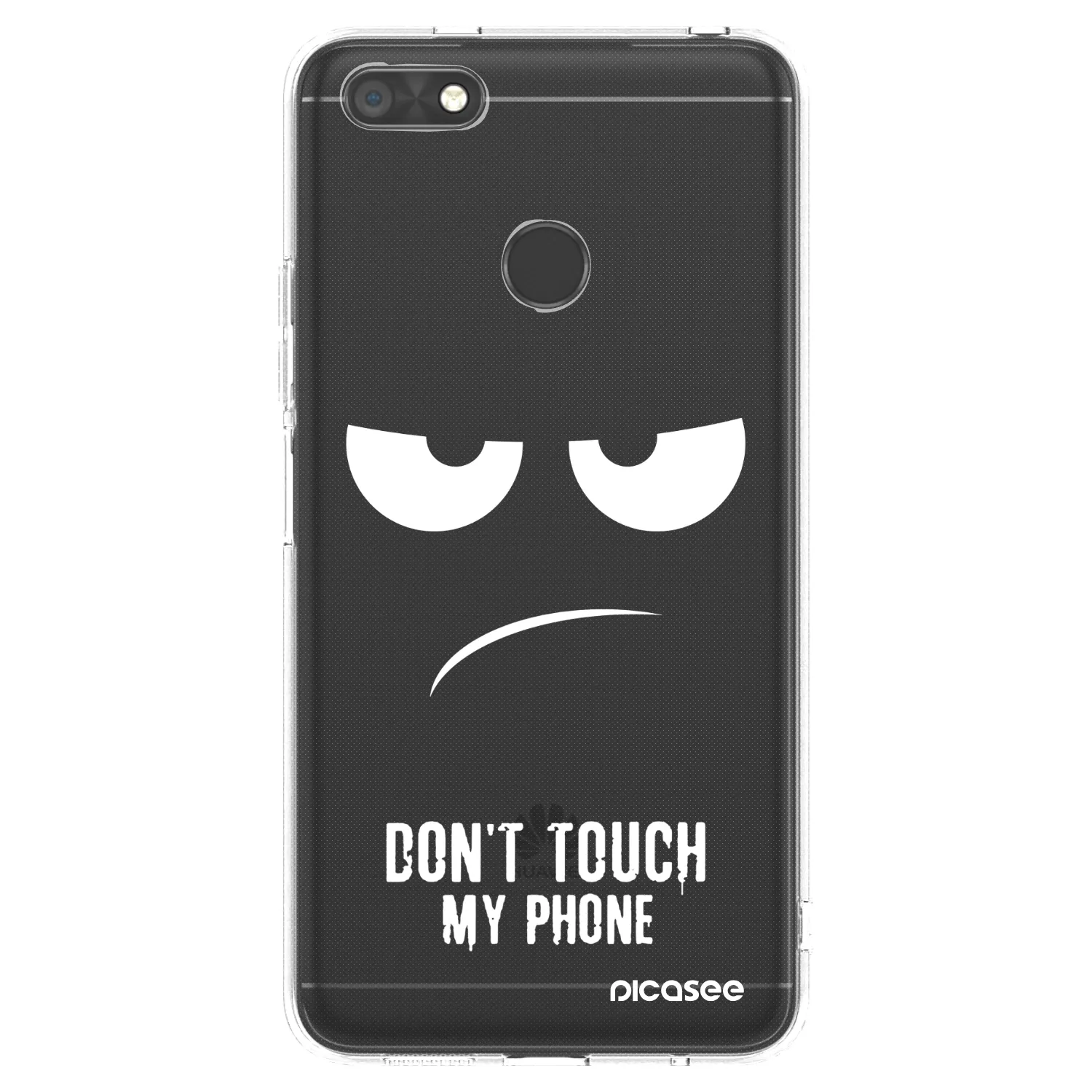 Picasee silikonska prozirna maskica za Huawei P9 Lite Mini - Don't Touch My Phone