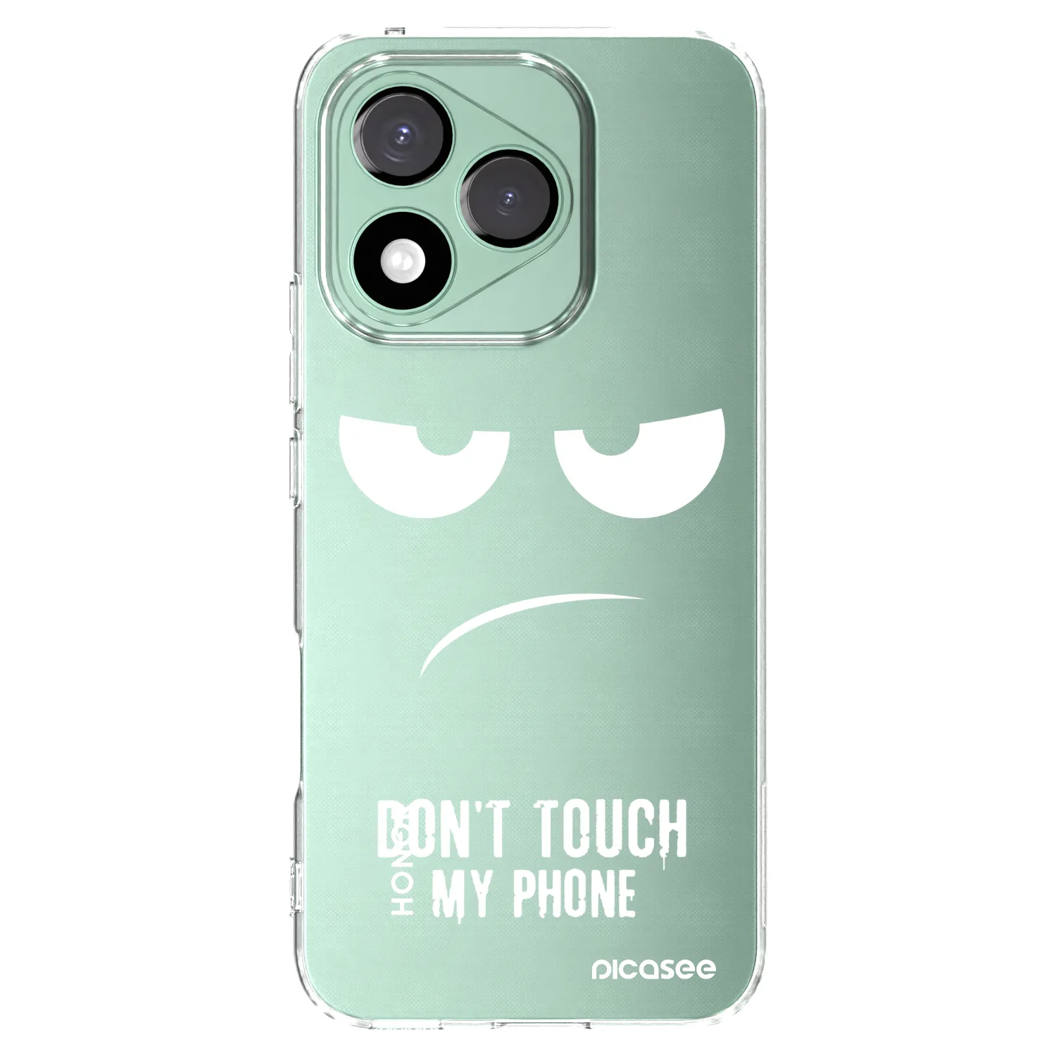 Picasee silikonska prozirna maskica za Honor 400 Lite 5G - Don't Touch My Phone