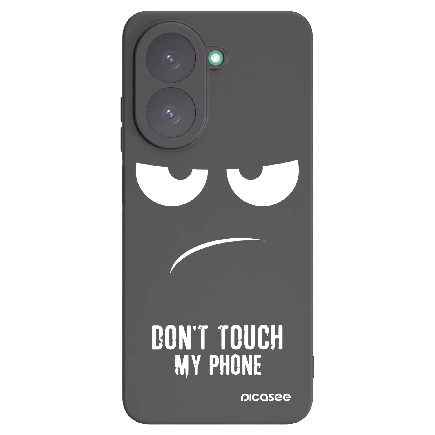 Picasee crna silikonska maskica za Xiaomi Redmi A5 - Don't Touch My Phone