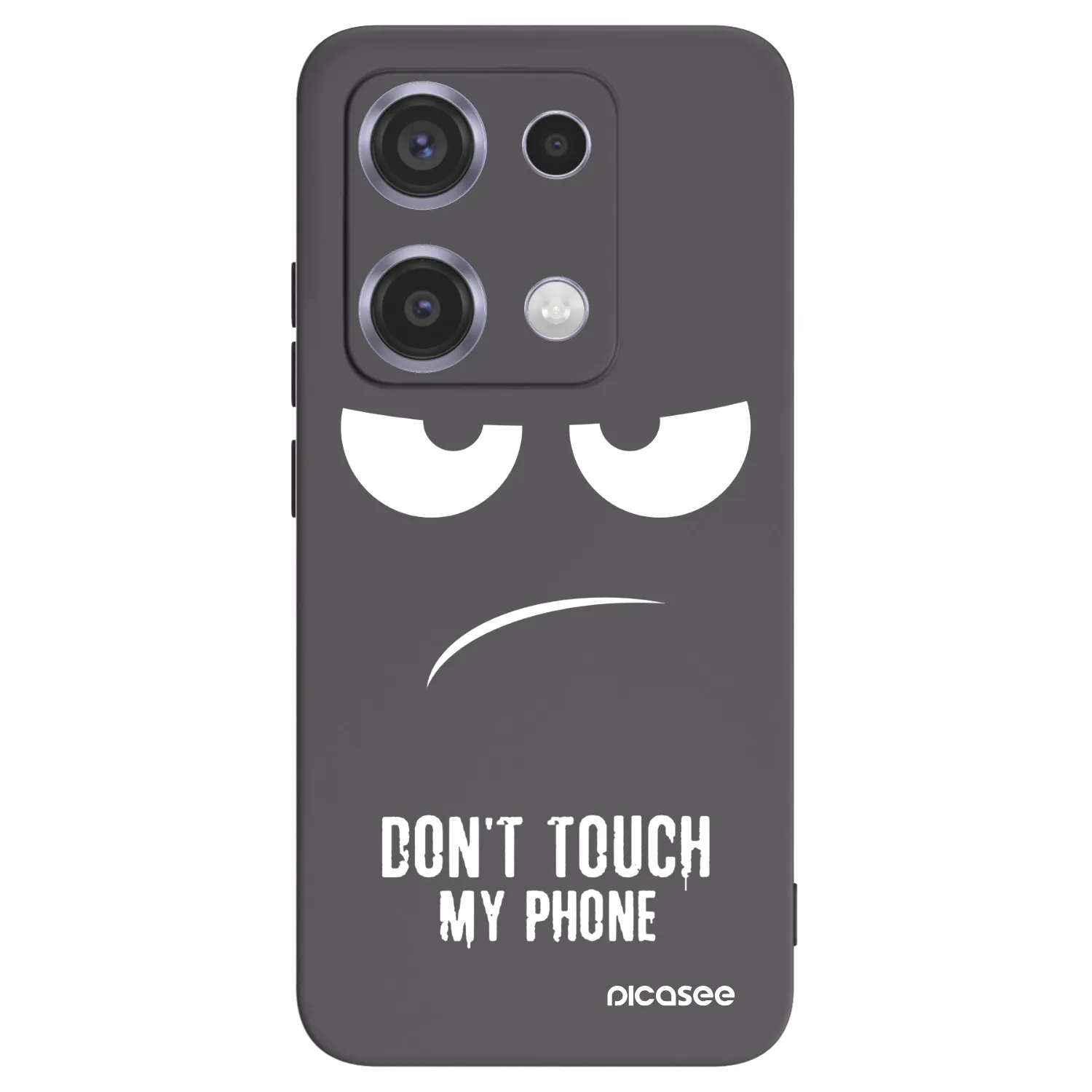 Picasee crna silikonska maskica za Xiaomi Redmi Note 14S - Don't Touch My Phone