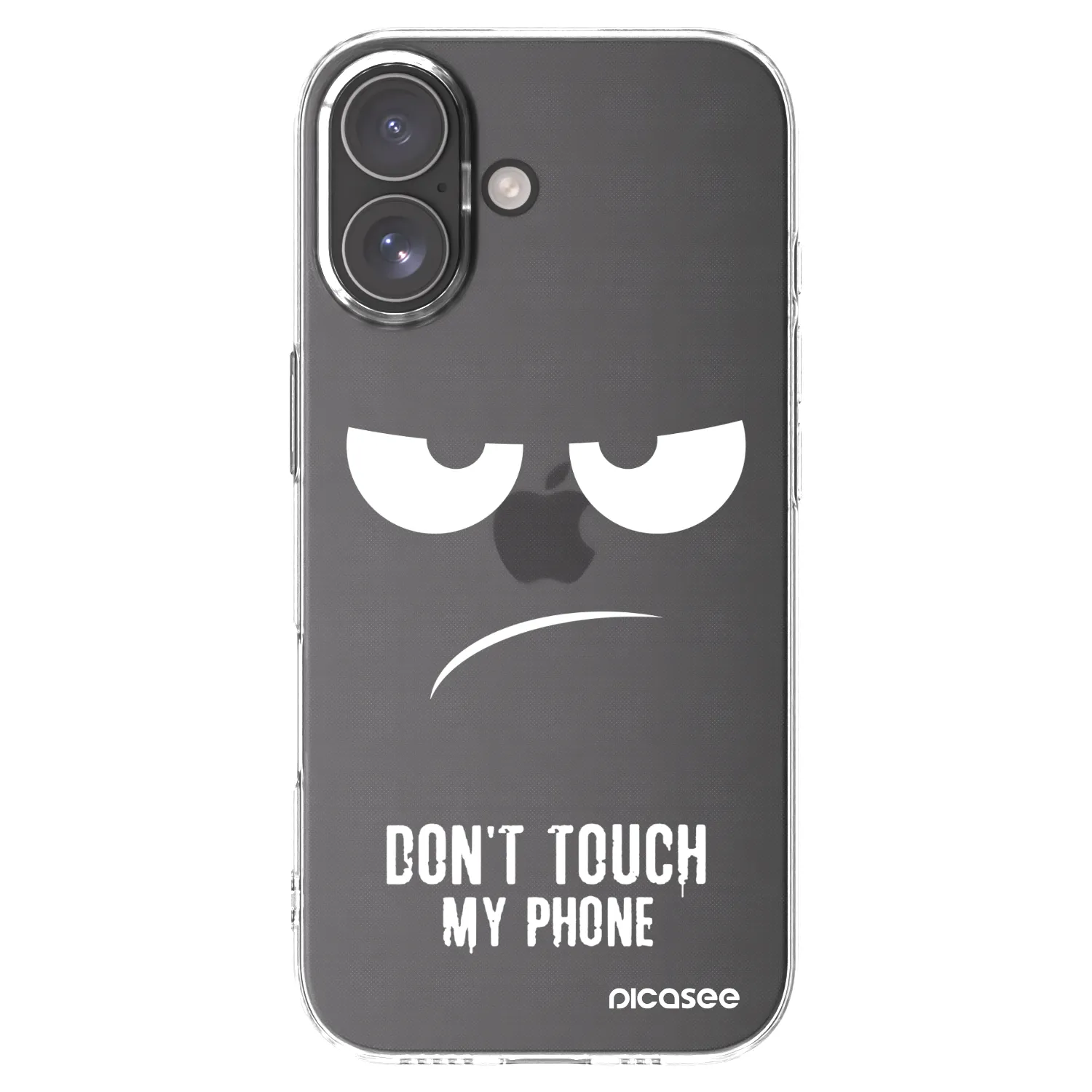 Picasee silikonska prozirna maskica za Apple iPhone 17 - Don't Touch My Phone