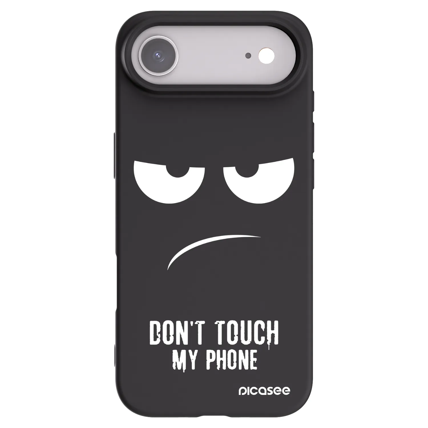 Picasee crna silikonska maskica za Apple iPhone Air - Don't Touch My Phone