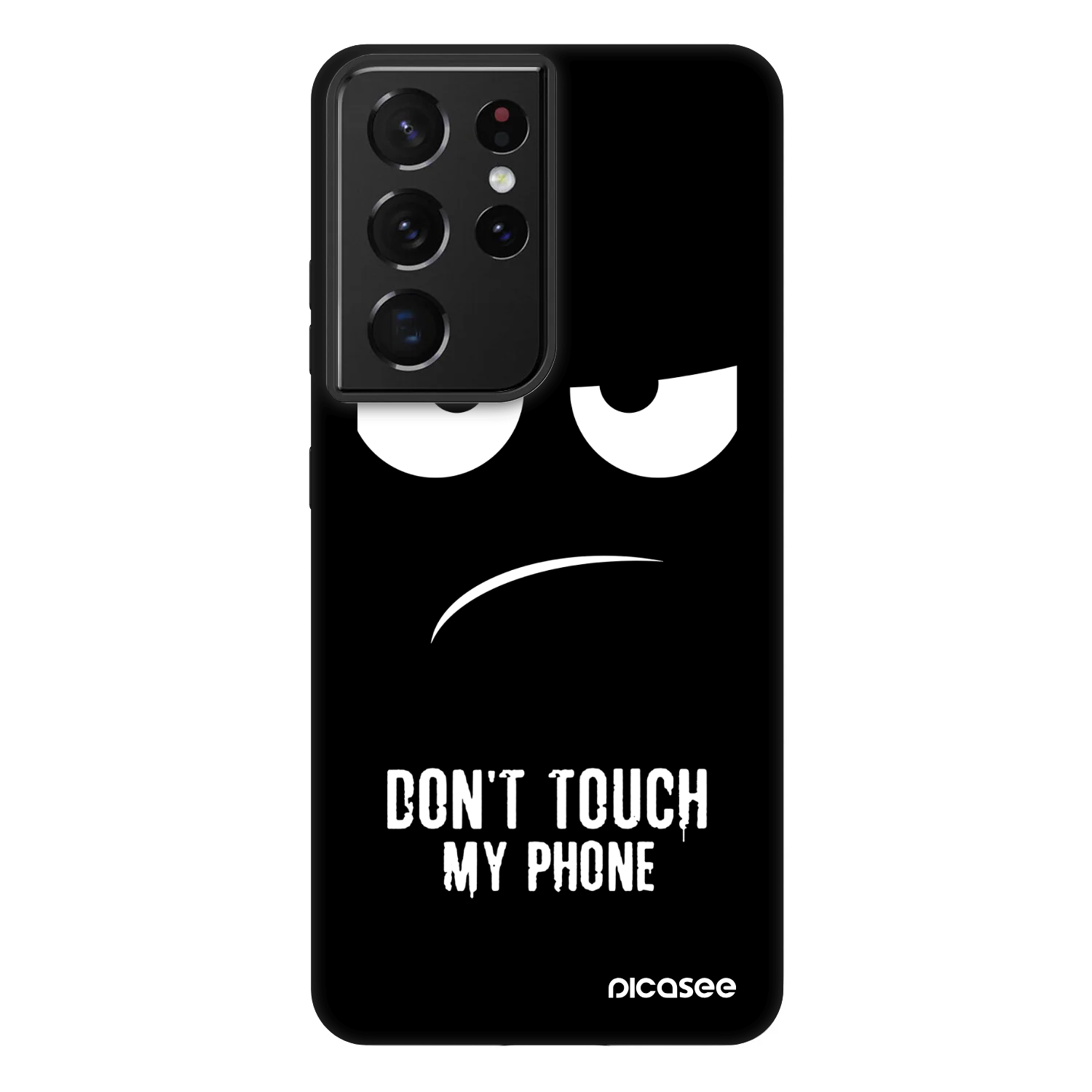 Picasee Fashion Case za Samsung Galaxy S21 Ultra 5G G998B - Don't Touch My Phone
