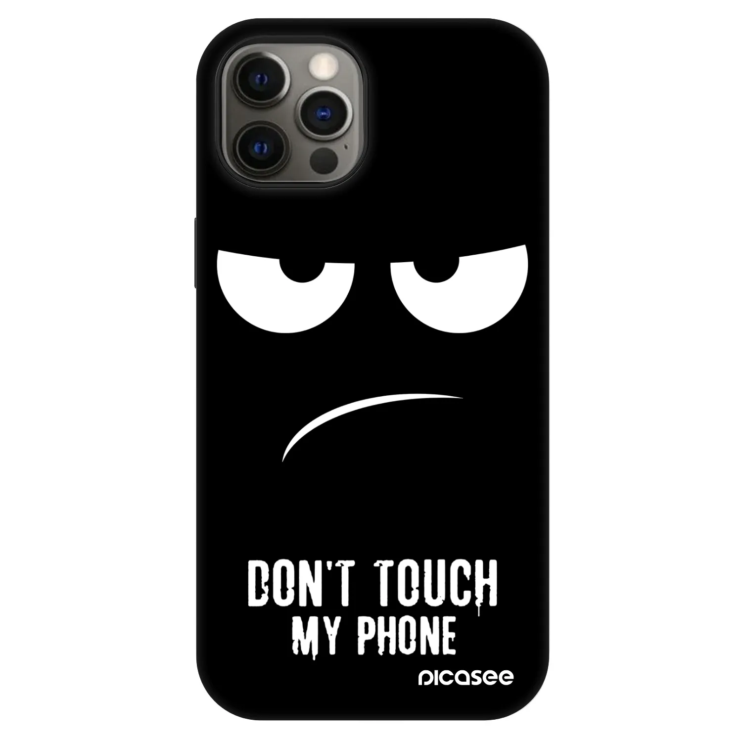 Picasee Fashion Case MagSafe za Apple iPhone 12 - Don't Touch My Phone