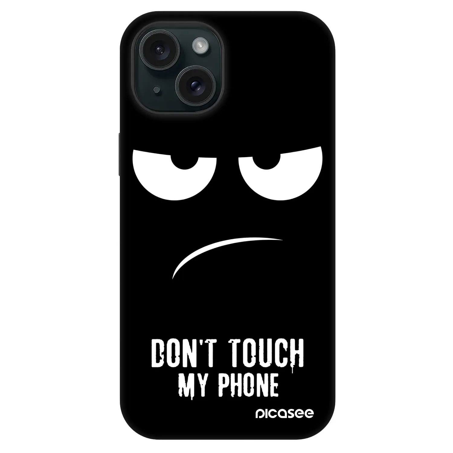 Picasee Fashion Case MagSafe za Apple iPhone 15 - Don't Touch My Phone
