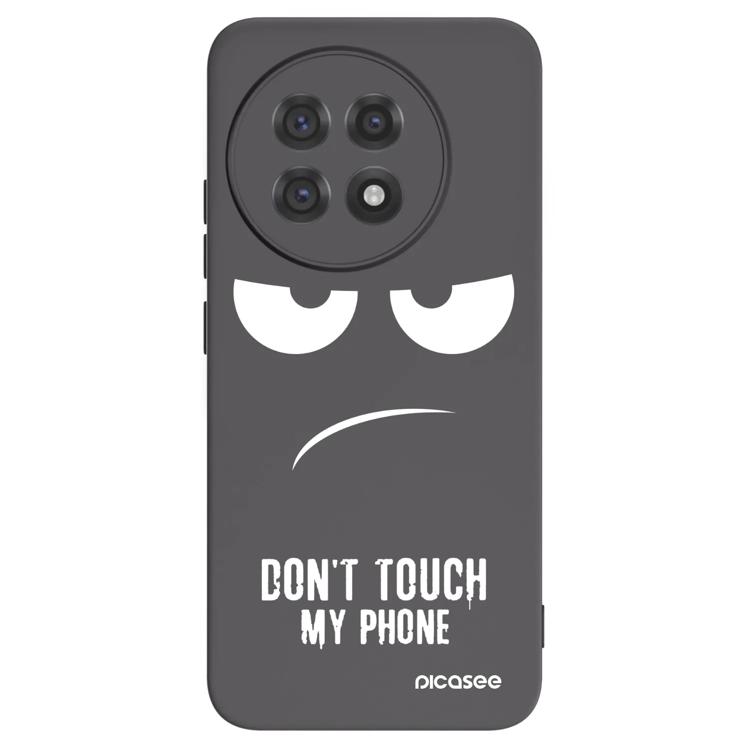 Picasee crna silikonska maskica za OnePlus 13R 5G - Don't Touch My Phone