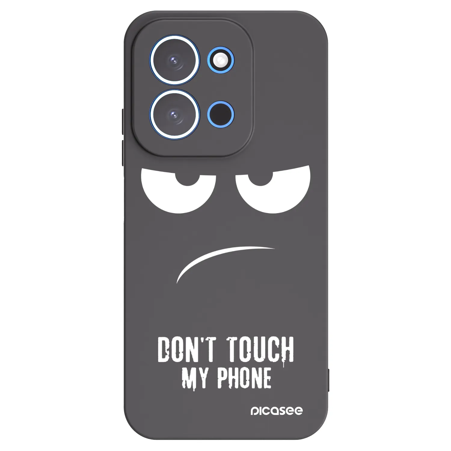 Picasee crna silikonska maskica za Xiaomi Redmi 15C 4G - Don't Touch My Phone