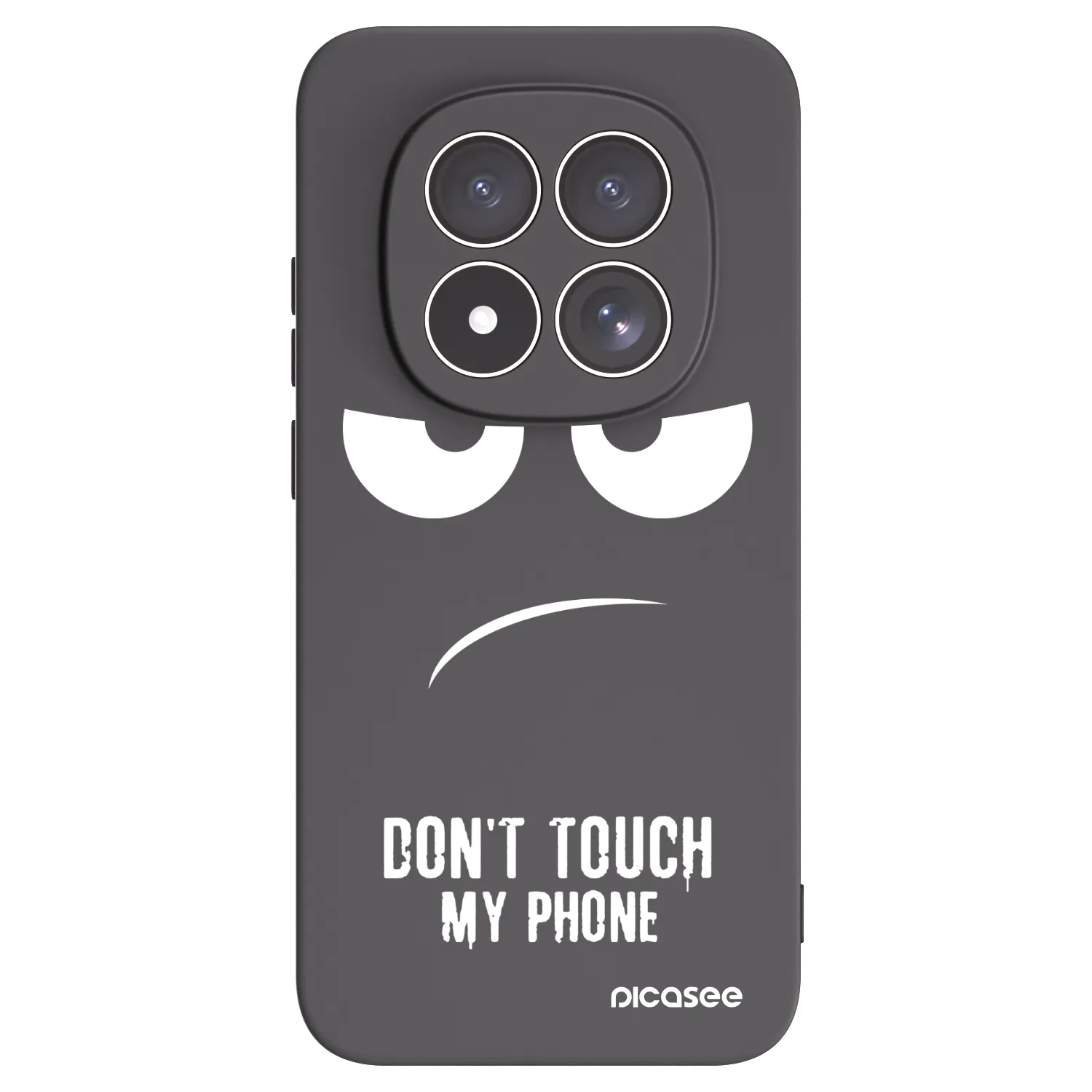 Picasee crna silikonska maskica za Xiaomi Redmi Note 15 Pro 4G - Don't Touch My Phone