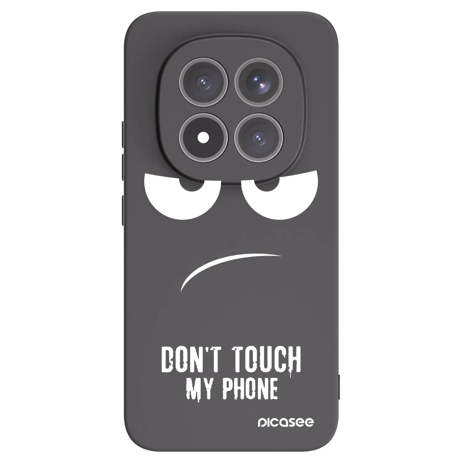 Picasee crna silikonska maskica za Xiaomi Redmi Note 15 Pro+ - Don't Touch My Phone