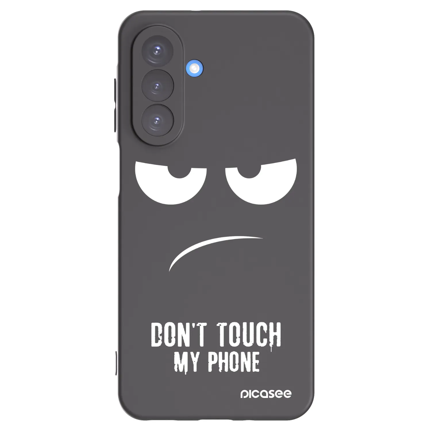 Picasee crna silikonska maskica za Samsung Galaxy A17 5G - Don't Touch My Phone