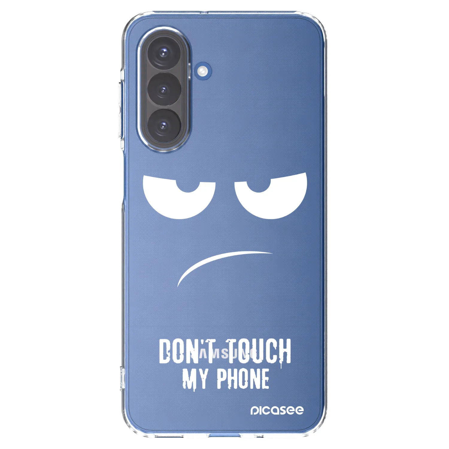 Picasee silikonska prozirna maskica za Samsung Galaxy A17 5G - Don't Touch My Phone