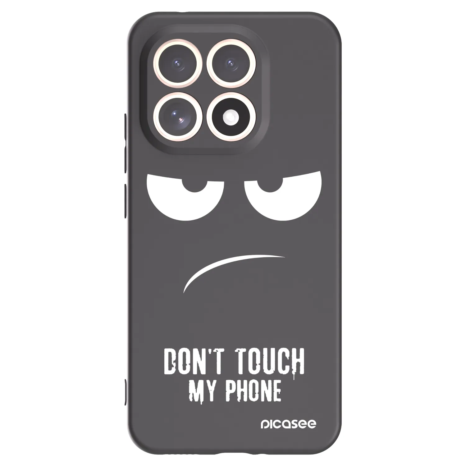 Picasee crna silikonska maskica za Xiaomi 15T - Don't Touch My Phone