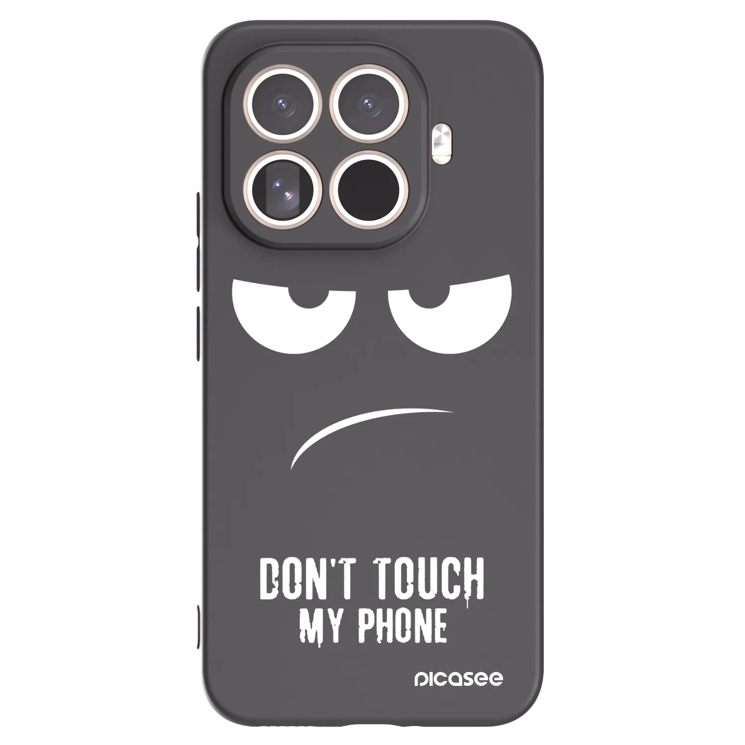 Picasee crna silikonska maskica za Xiaomi 15T Pro - Don't Touch My Phone