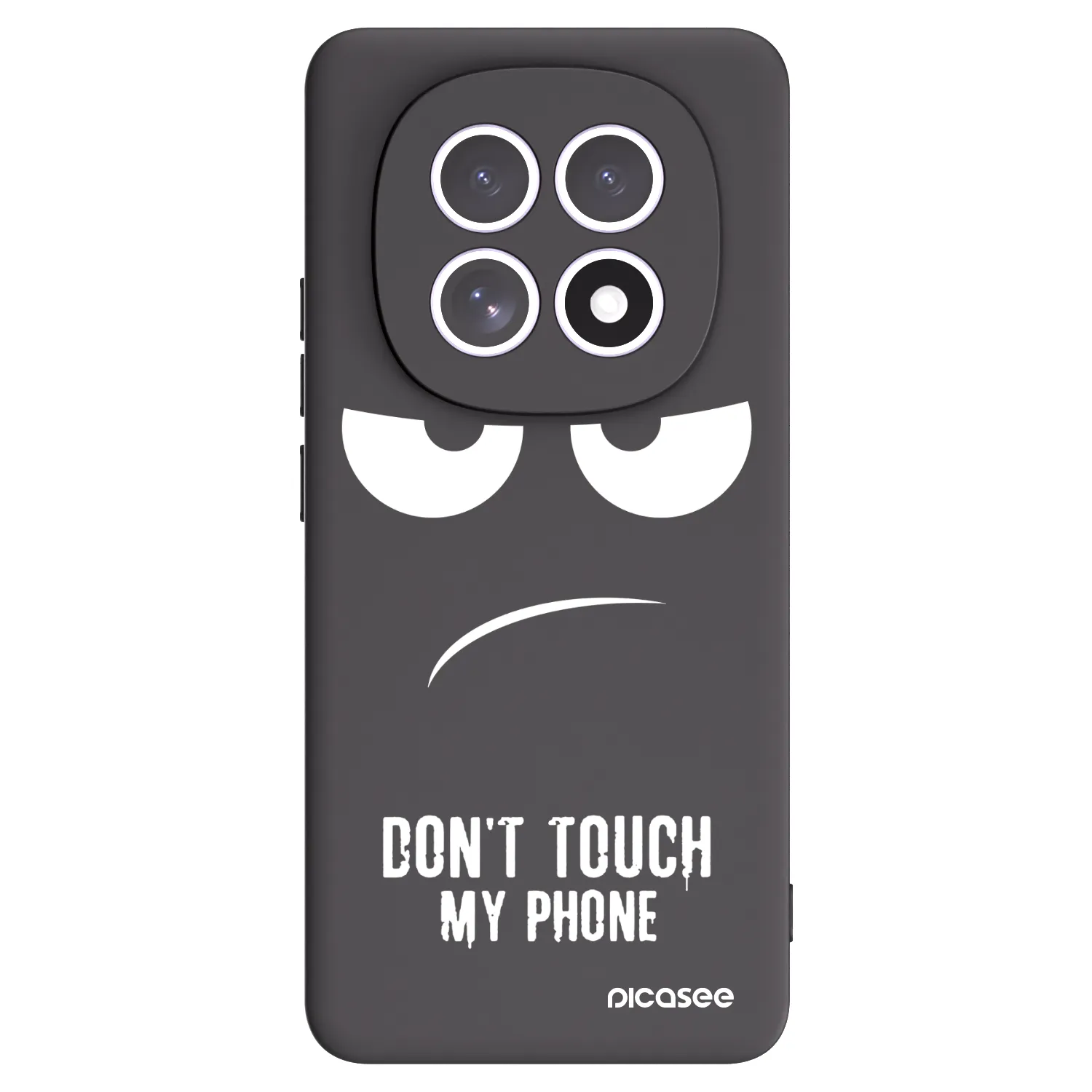 Picasee crna silikonska maskica za Xiaomi Redmi Note 15 - Don't Touch My Phone