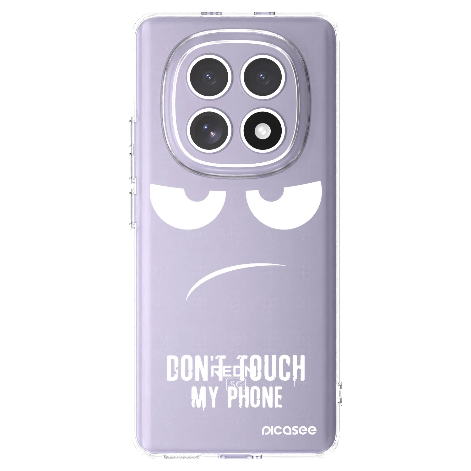 Picasee silikonska prozirna maskica za Xiaomi Redmi Note 15 - Don't Touch My Phone