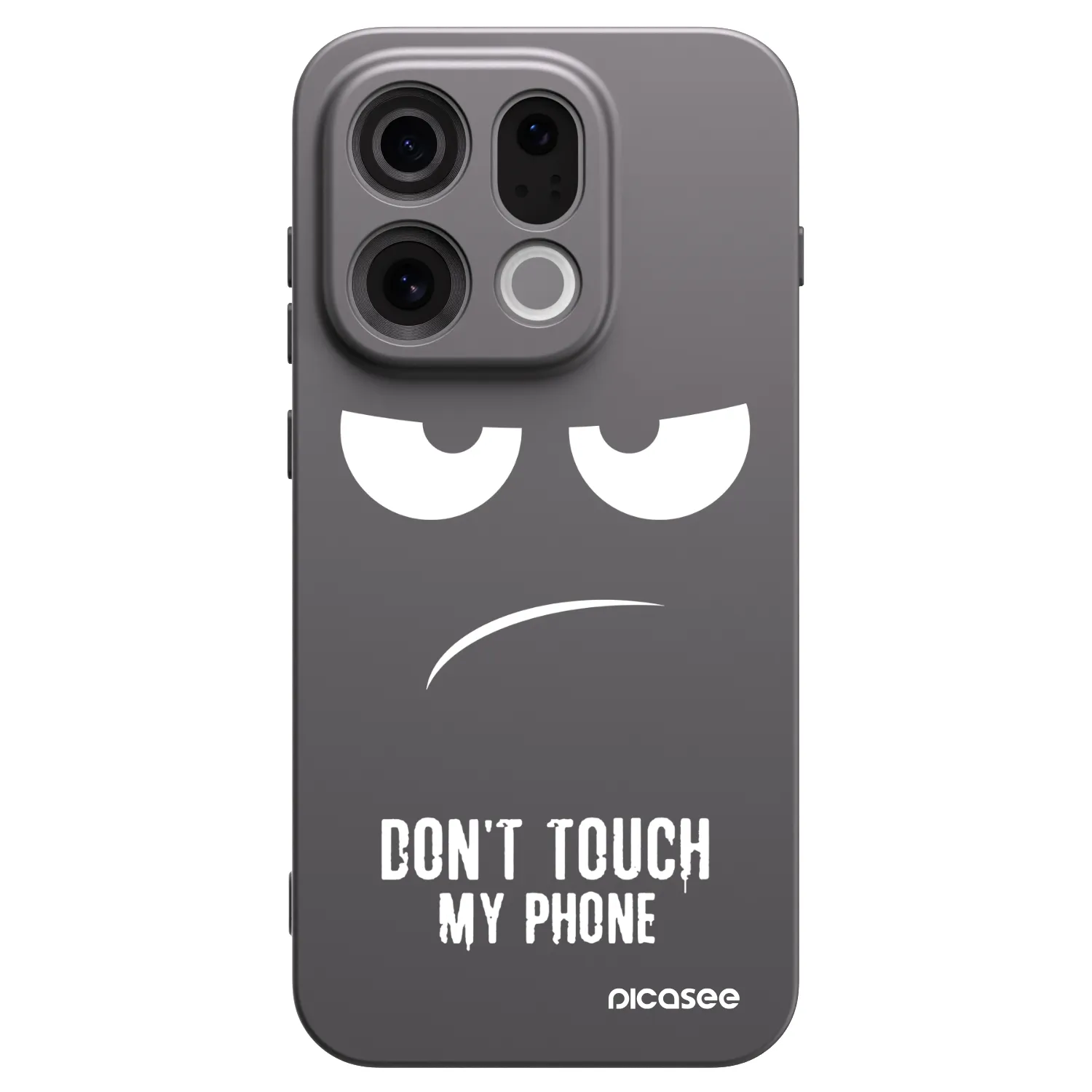 Picasee crna silikonska maskica za OPPO Find X9 - Don't Touch My Phone