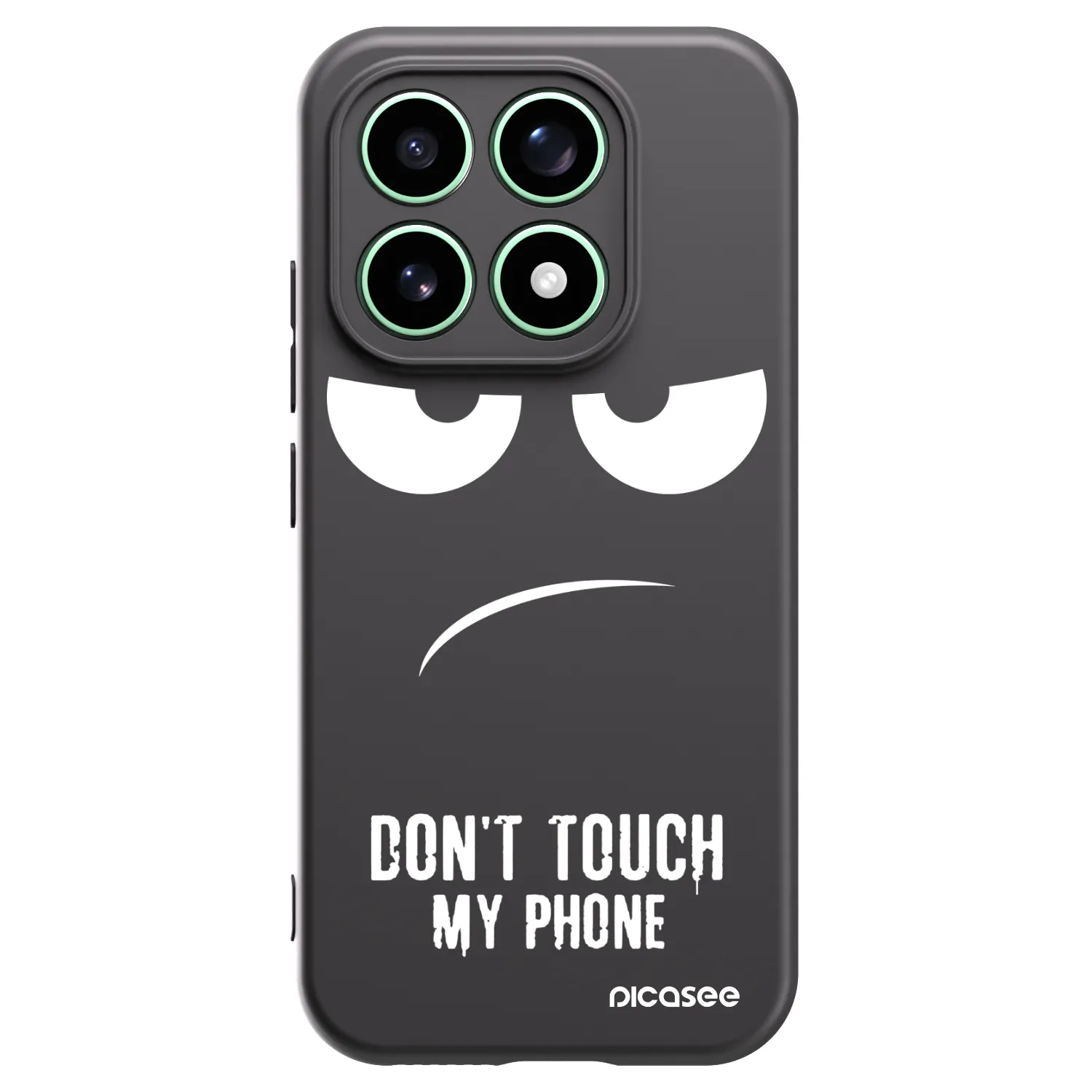 Picasee crna silikonska maskica za Xiaomi 17 - Don't Touch My Phone