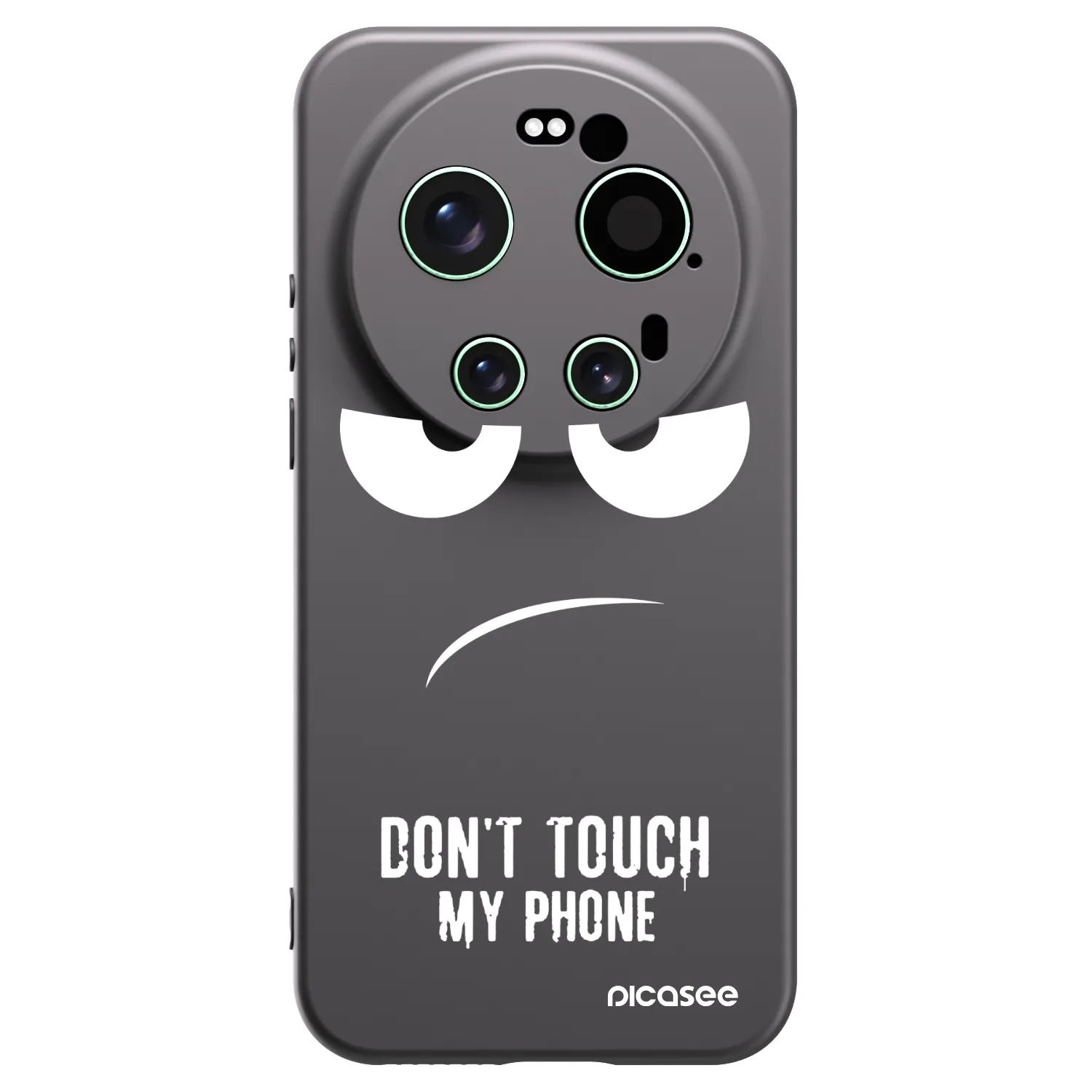 Picasee crna silikonska maskica za Xiaomi 17 Ultra - Don't Touch My Phone