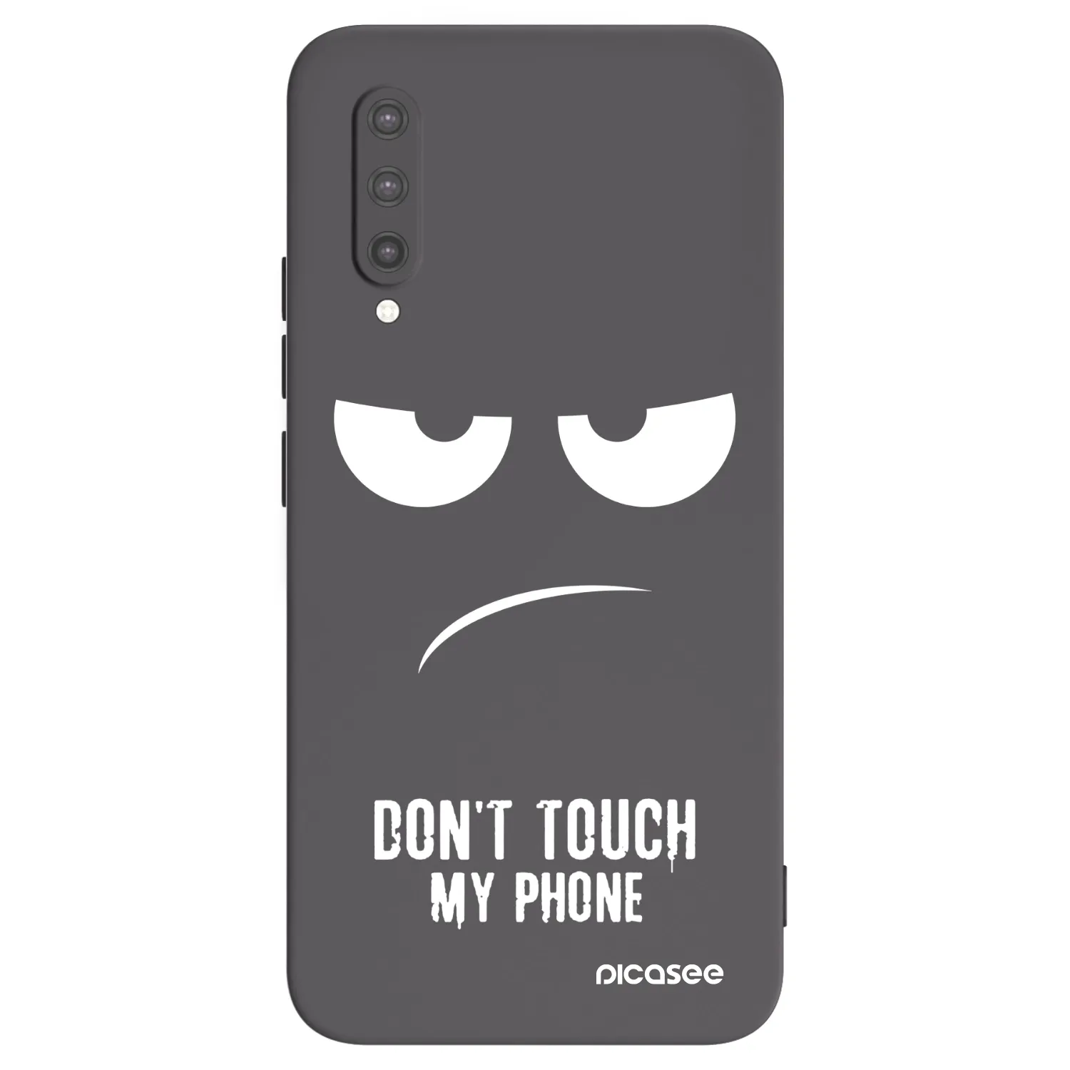 Picasee crna silikonska maskica za Xiaomi Mi 9 Lite - Don't Touch My Phone