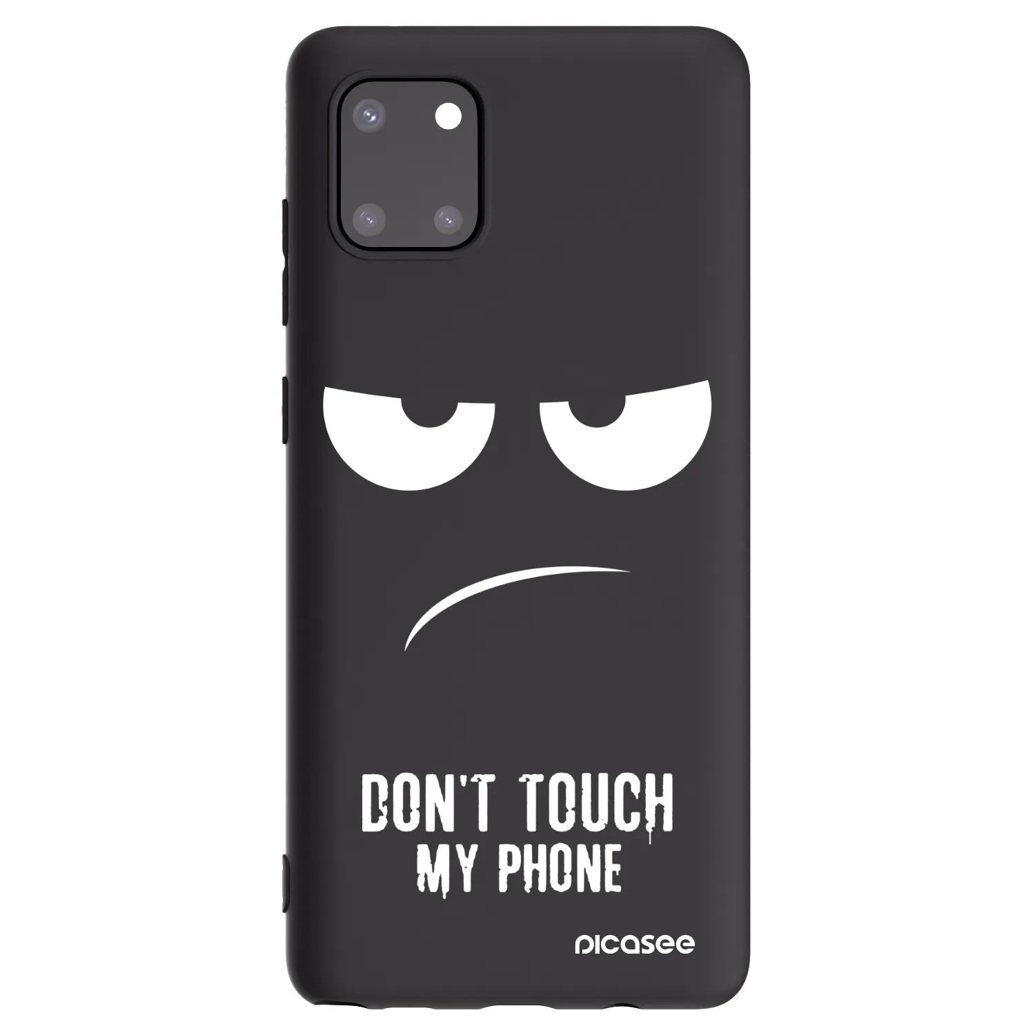 Picasee crna silikonska maskica za Samsung Galaxy Note 10 Lite N770F - Don't Touch My Phone