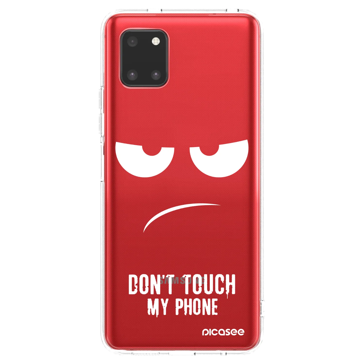 Picasee silikonska prozirna maskica za Samsung Galaxy Note 10 Lite N770F - Don't Touch My Phone
