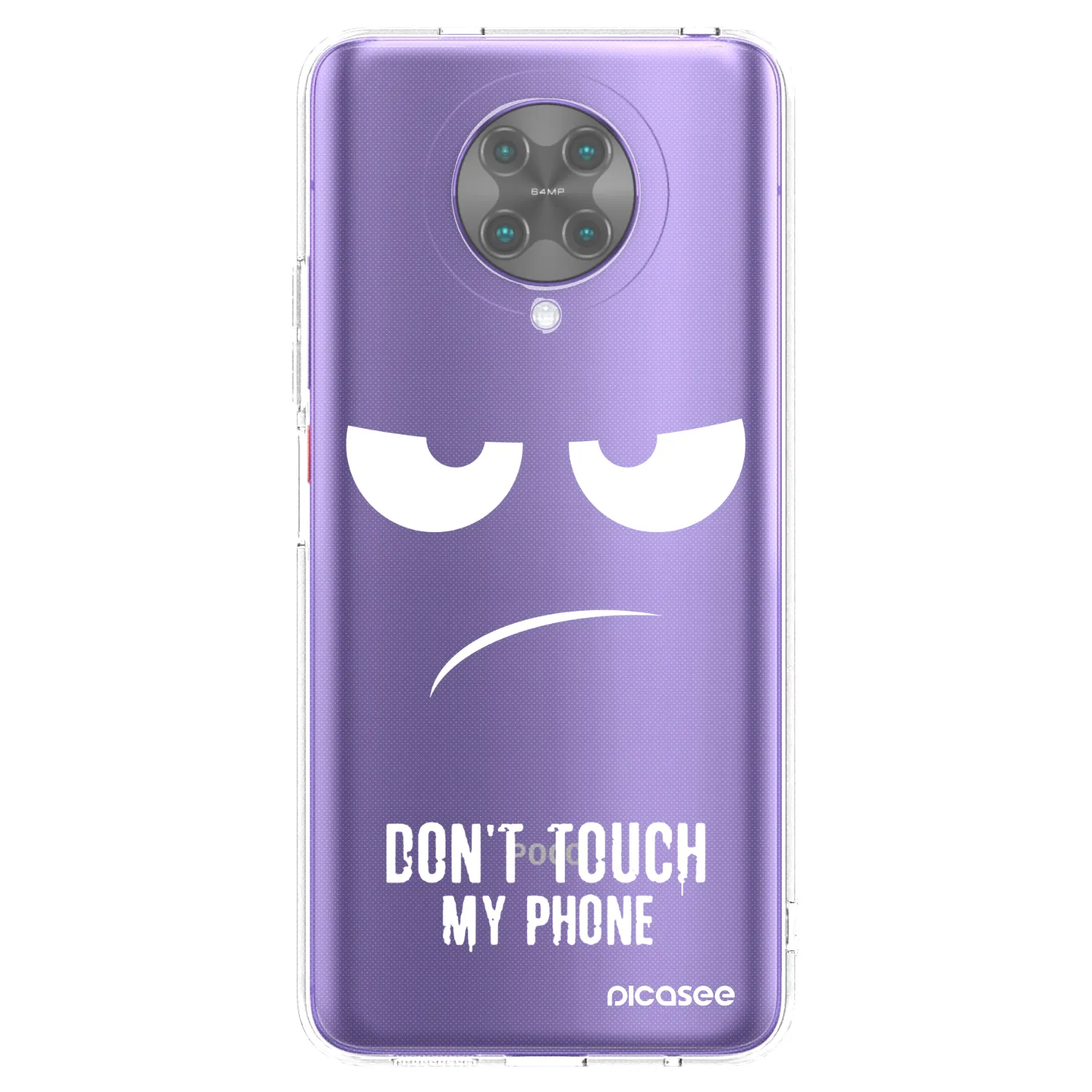 Picasee silikonska prozirna maskica za Xiaomi Poco F2 Pro - Don't Touch My Phone