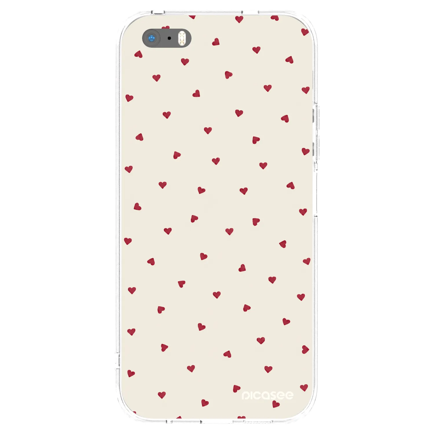 Picasee silikonska prozirna maskica za Apple iPhone 5/5S/SE - Little Love