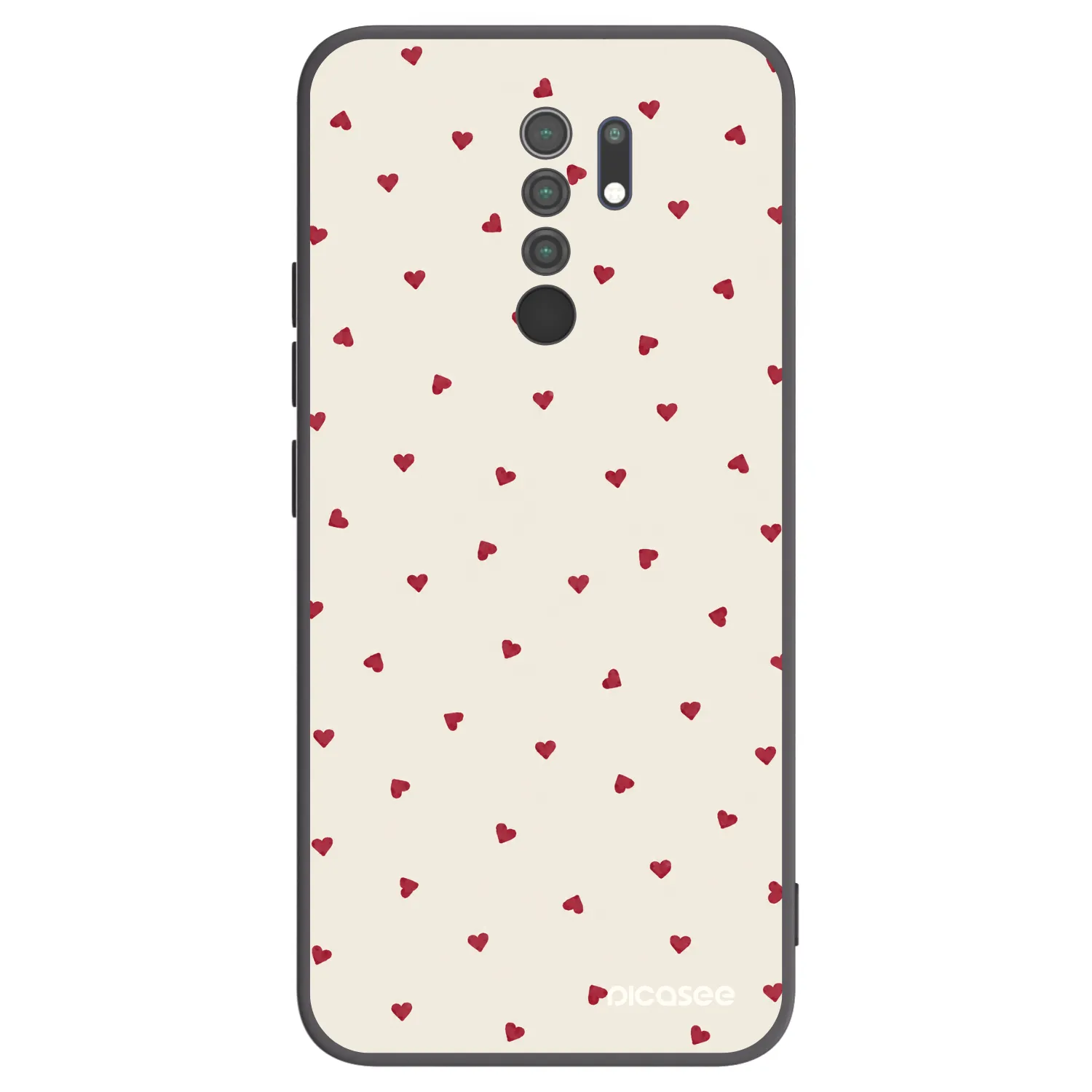 Picasee crna silikonska maskica za Xiaomi Redmi 9 - Little Love