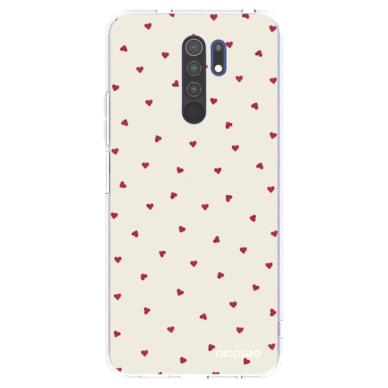 Picasee silikonska prozirna maskica za Xiaomi Redmi 9 - Little Love