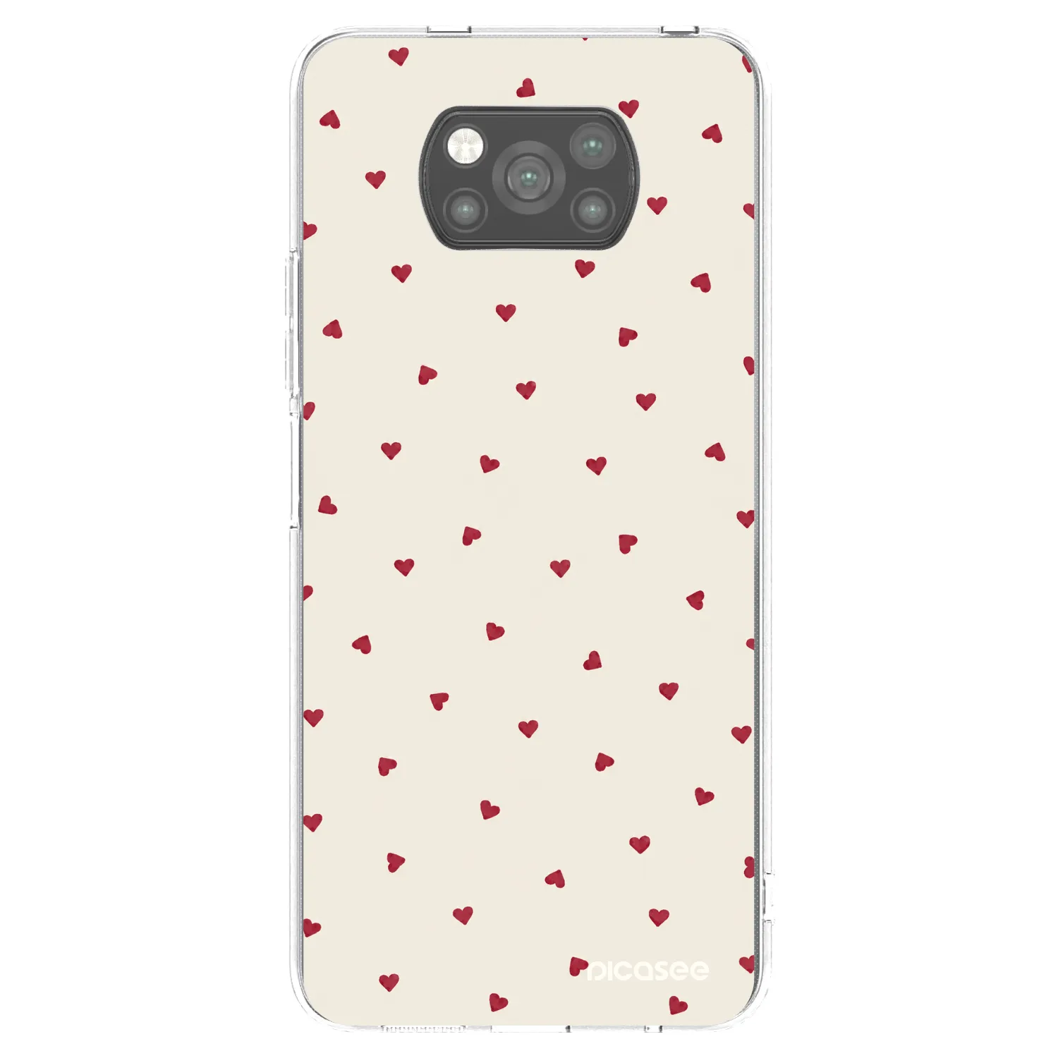 Picasee crna silikonska maskica za Xiaomi Poco X3 - Little Love
