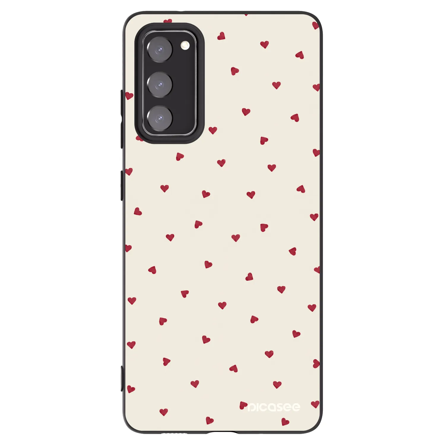 Picasee crna silikonska maskica za Samsung Galaxy S20 FE - Little Love