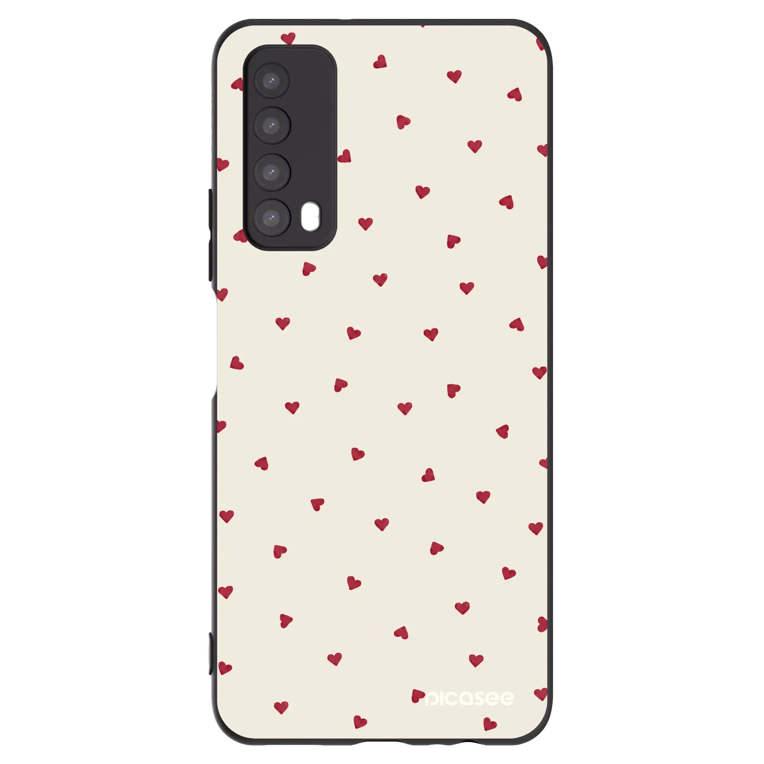 Picasee crna silikonska maskica za Huawei P Smart 2021 - Little Love