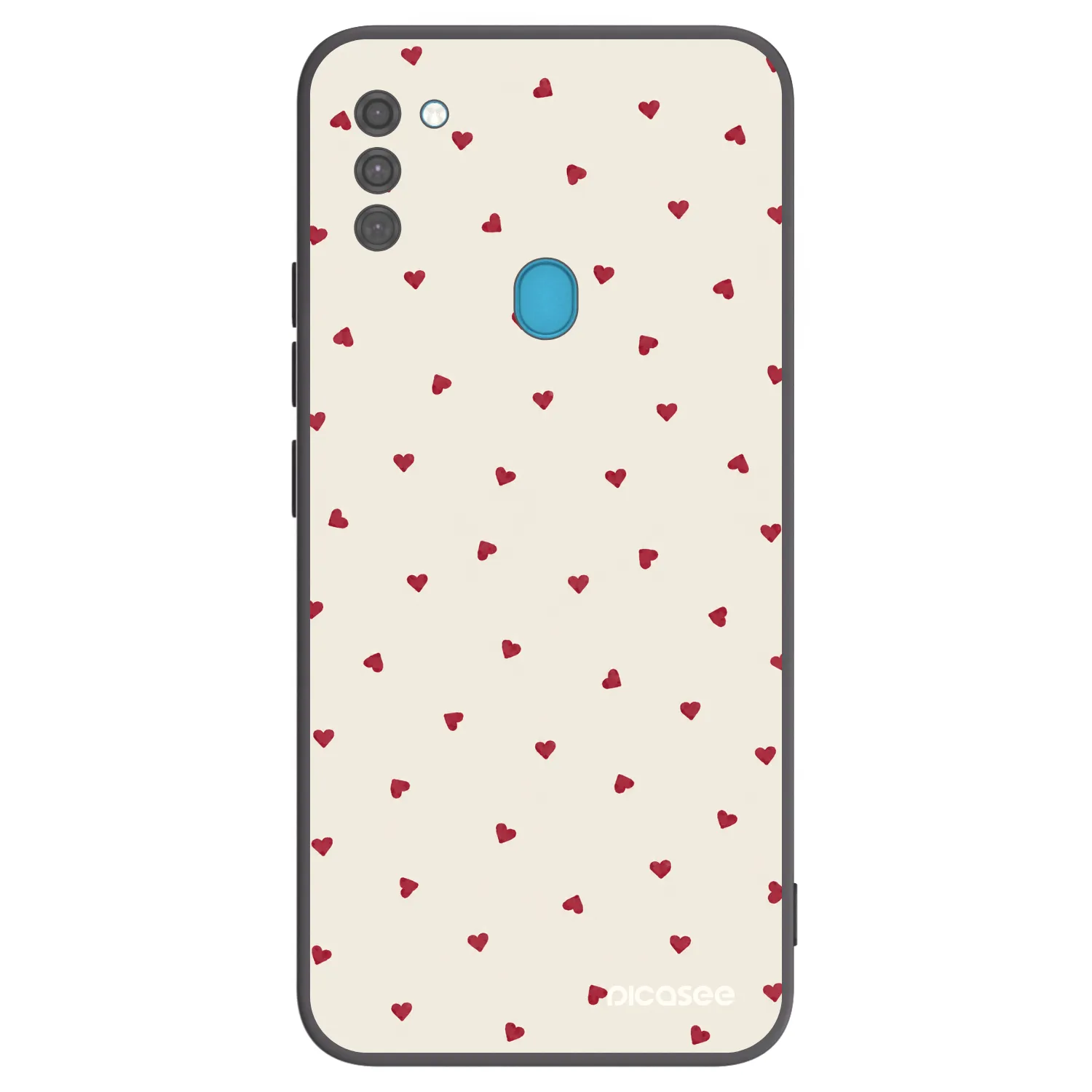 Picasee crna silikonska maskica za Samsung Galaxy M11 - Little Love