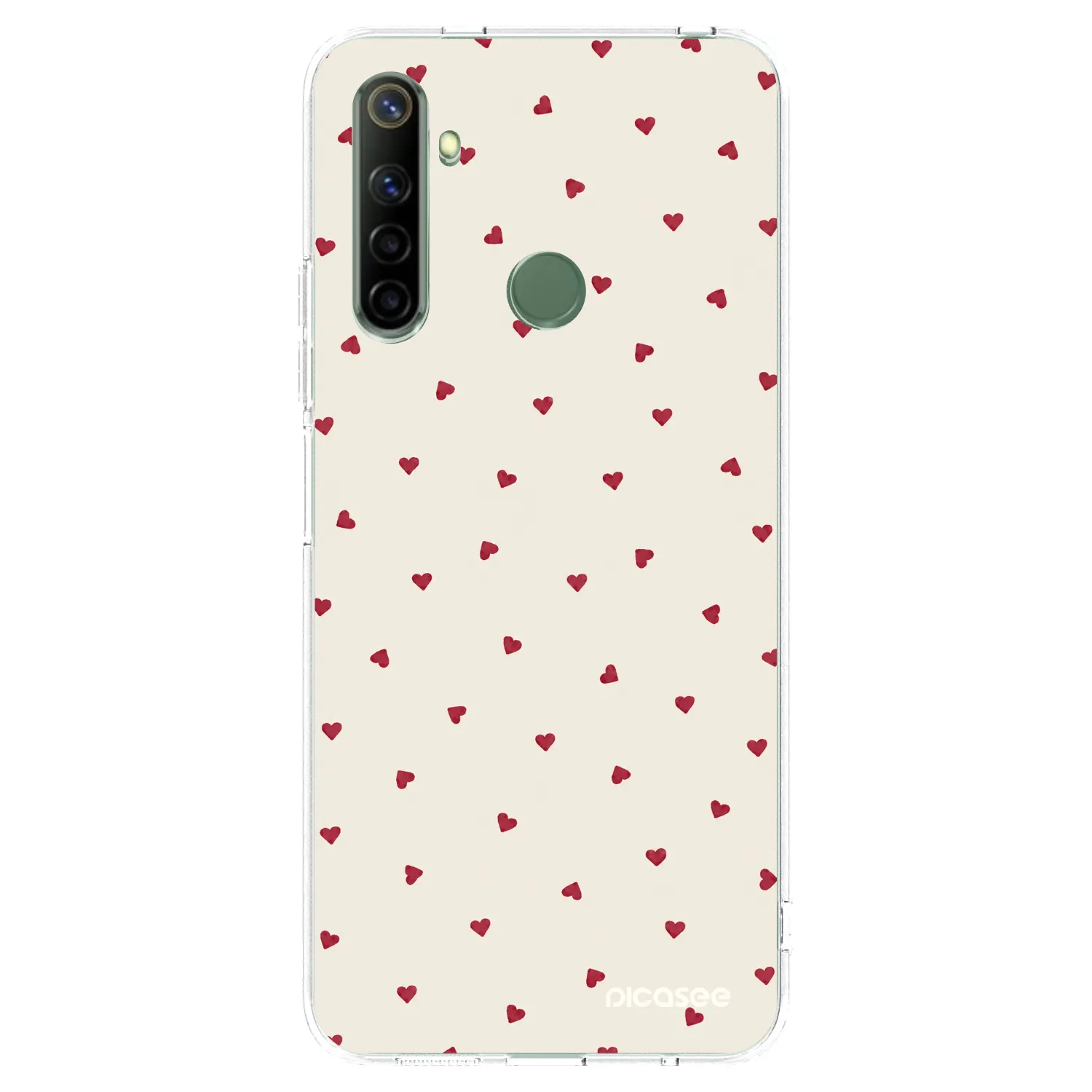 Picasee silikonska prozirna maskica za Realme 6i - Little Love